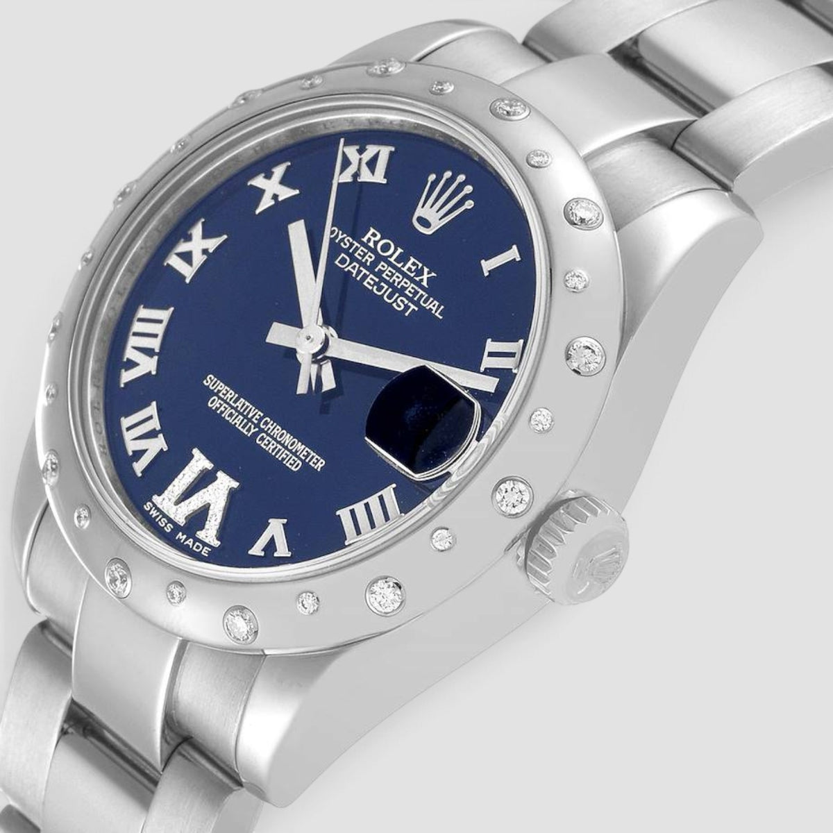 Datejust 31 Blue Diamond Dial Oyster