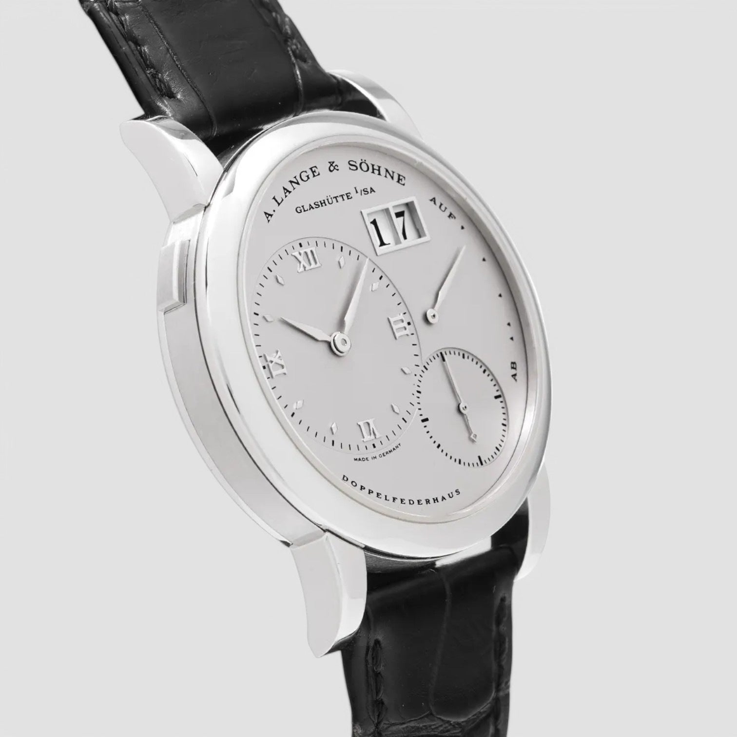 Lange 1 Platinum "STEALTH" Silver Dial