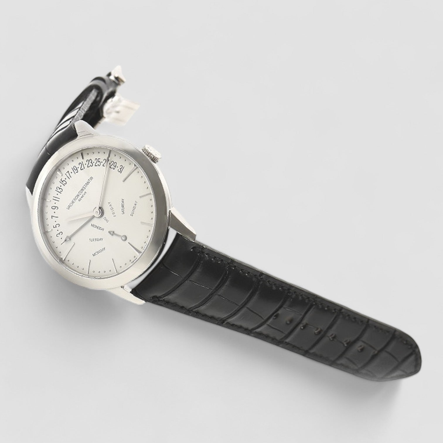 Patrimony Bi Retrograde Day & Date 18K White Gold