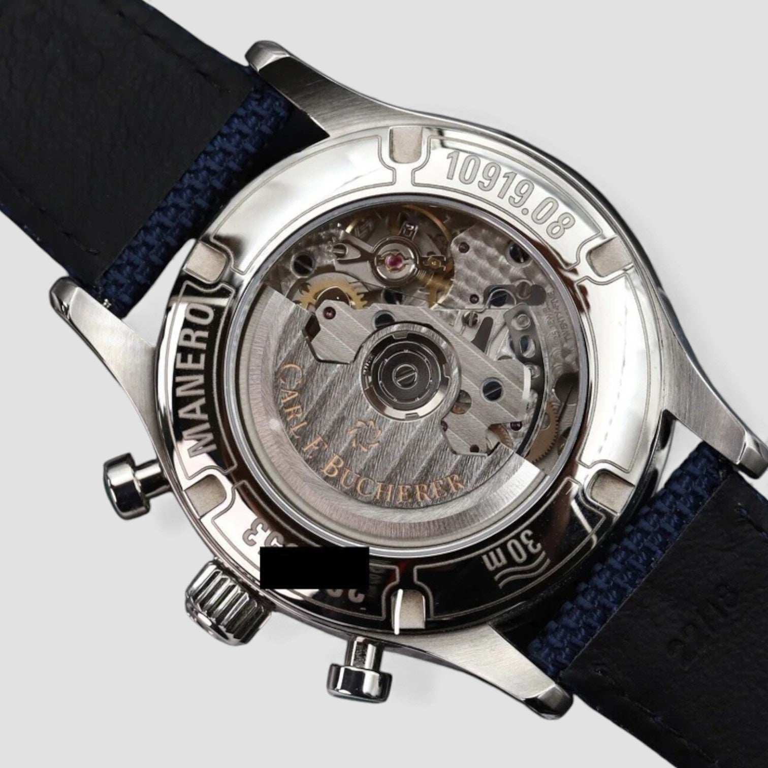 Manero Flyback Chronograph Blue 43mm