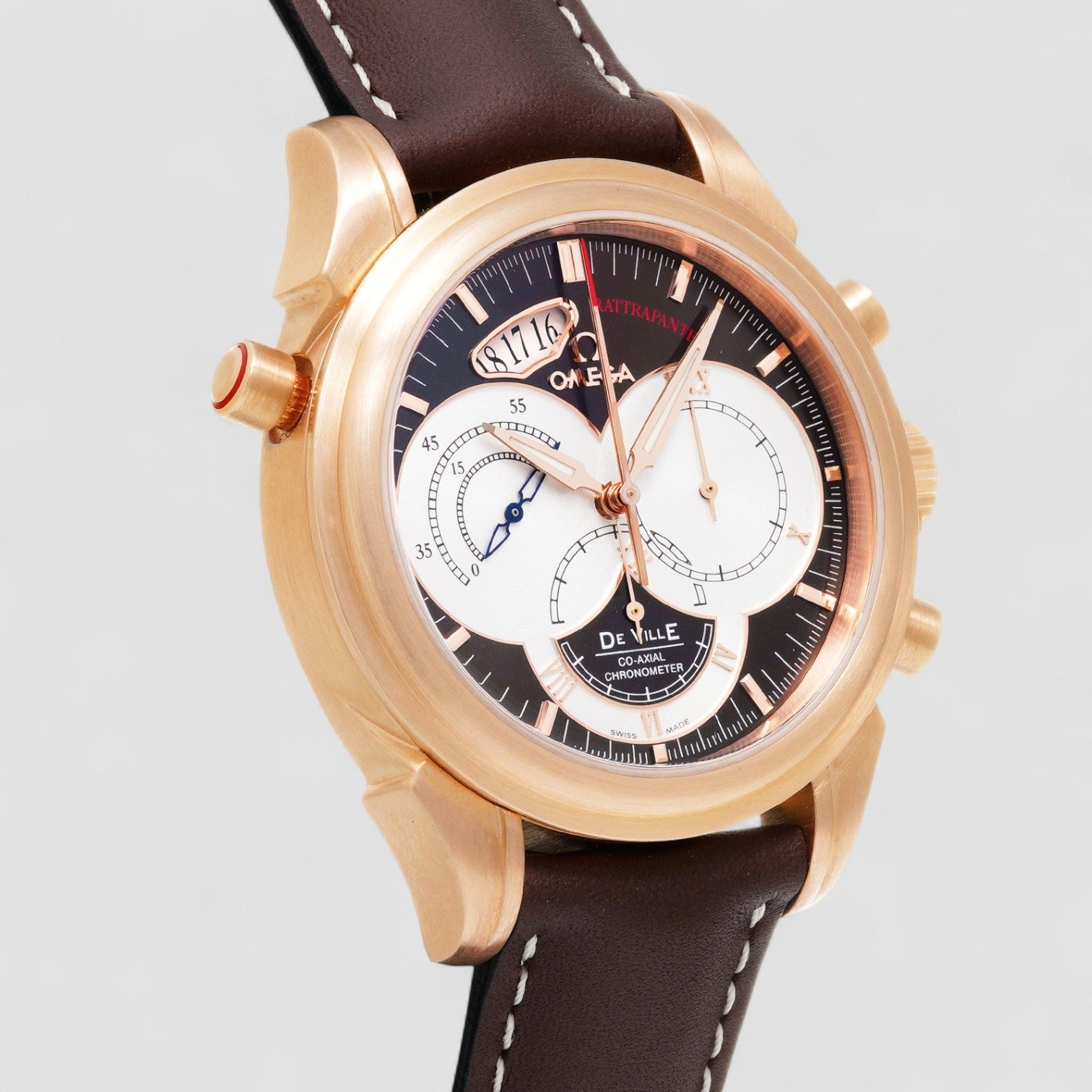 De Ville Co-Axial 41 Chronoscope Rattrapante Red Gold