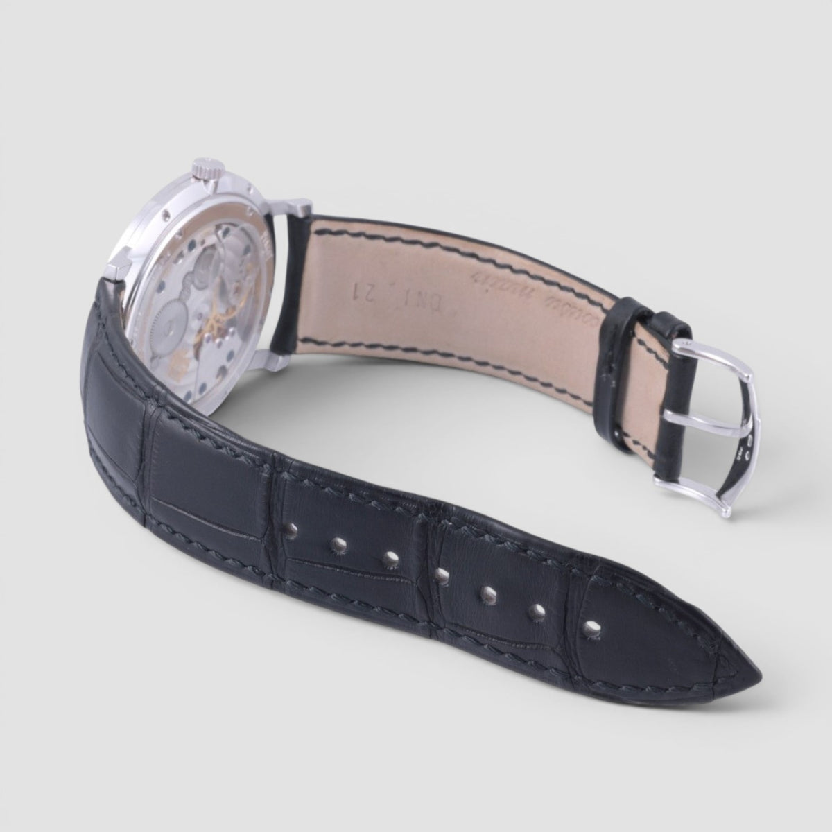 Altiplano 40mm 18K White Gold Diamond Bezel Silver Dial