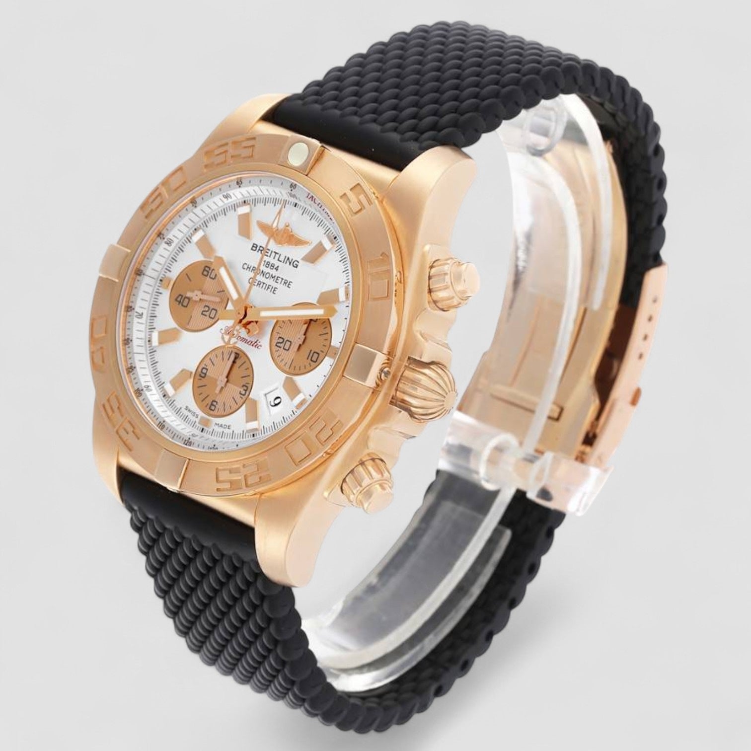 Chronomat Evolution Rose Gold Mens Watch