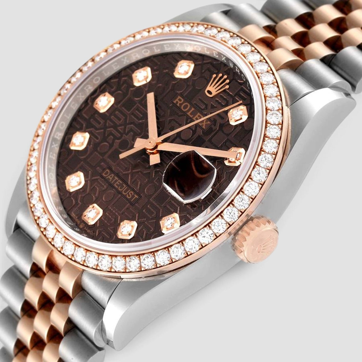 Datejust 36 Chocolate Computer Diamond Dial Jubilee