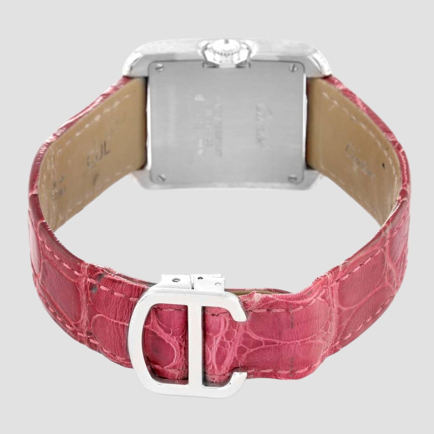 Tank Anglaise White Gold Diamond Ladies Watch