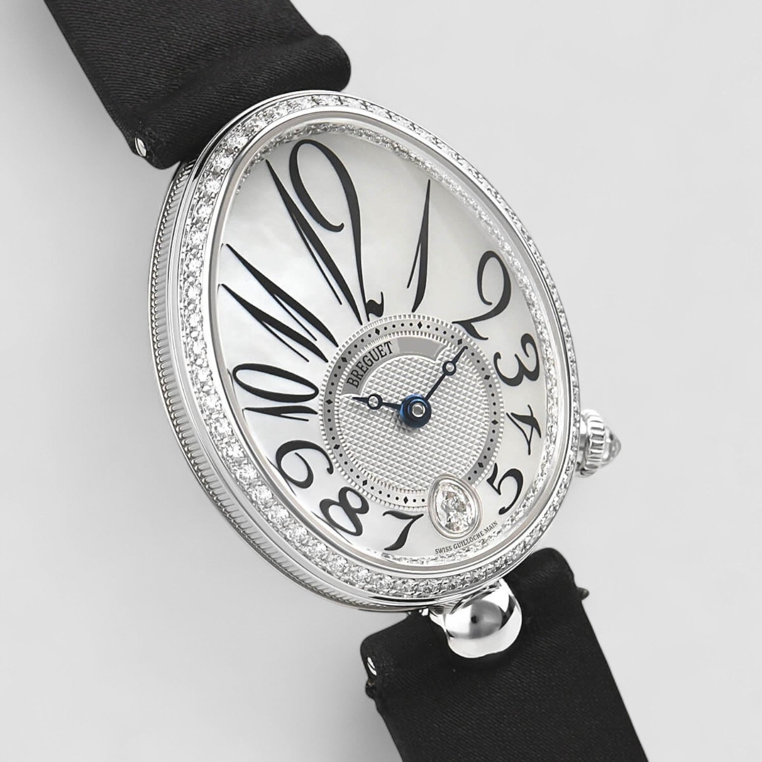 Reine De Naples Mother of Pearl Dial Diamond Automatic Ladies Watch