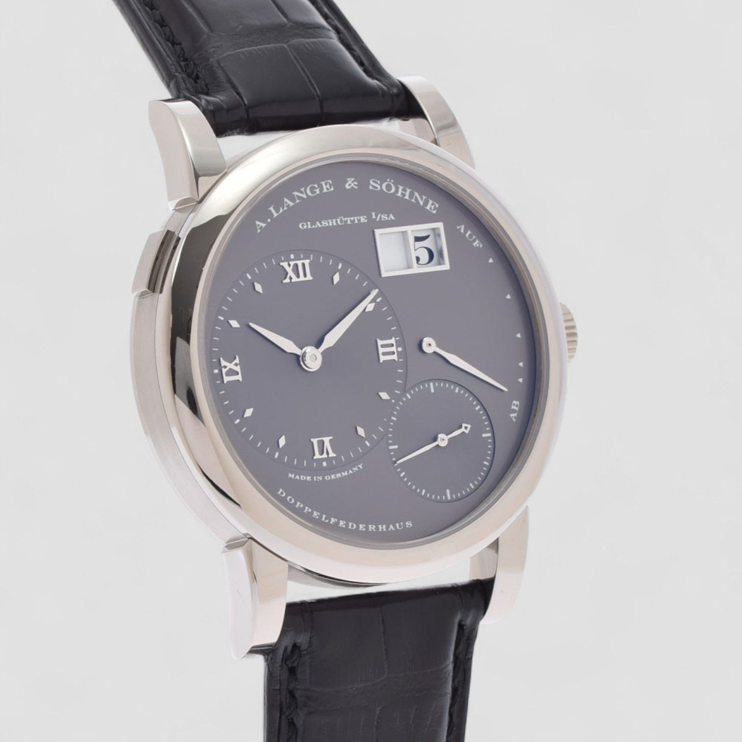 Lange 1 18K White Gold Gray Slate Dial