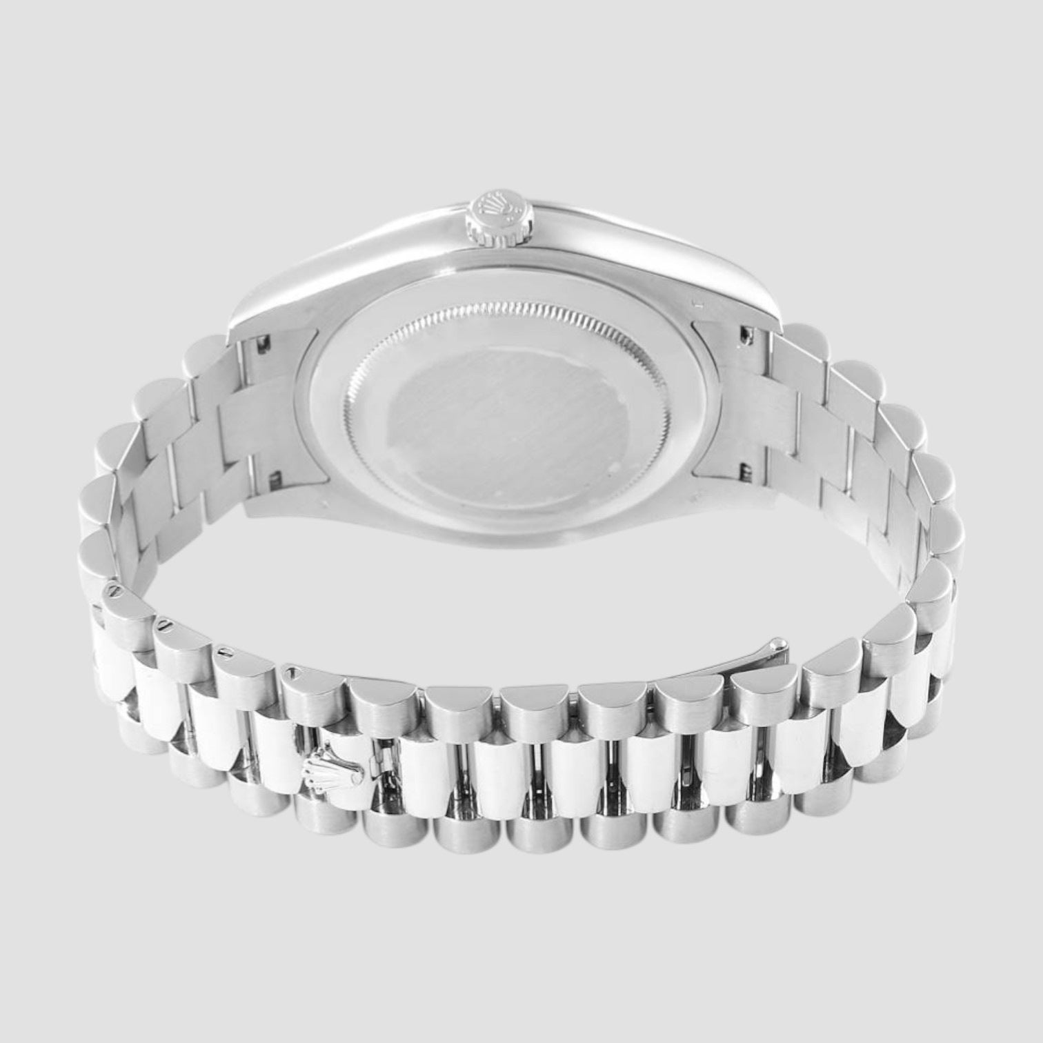 President Day-Date II White Gold Blue Dial Mens Watch