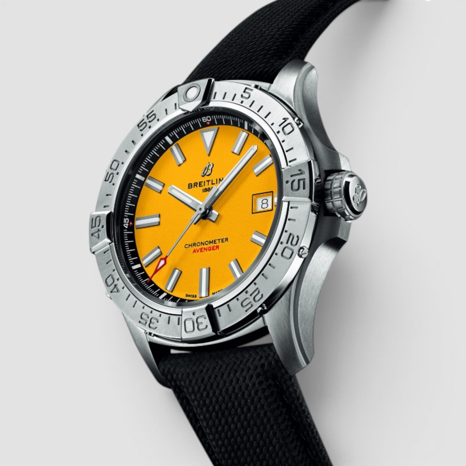 Avenger Automatic 42 Stainless Steel / Yellow
