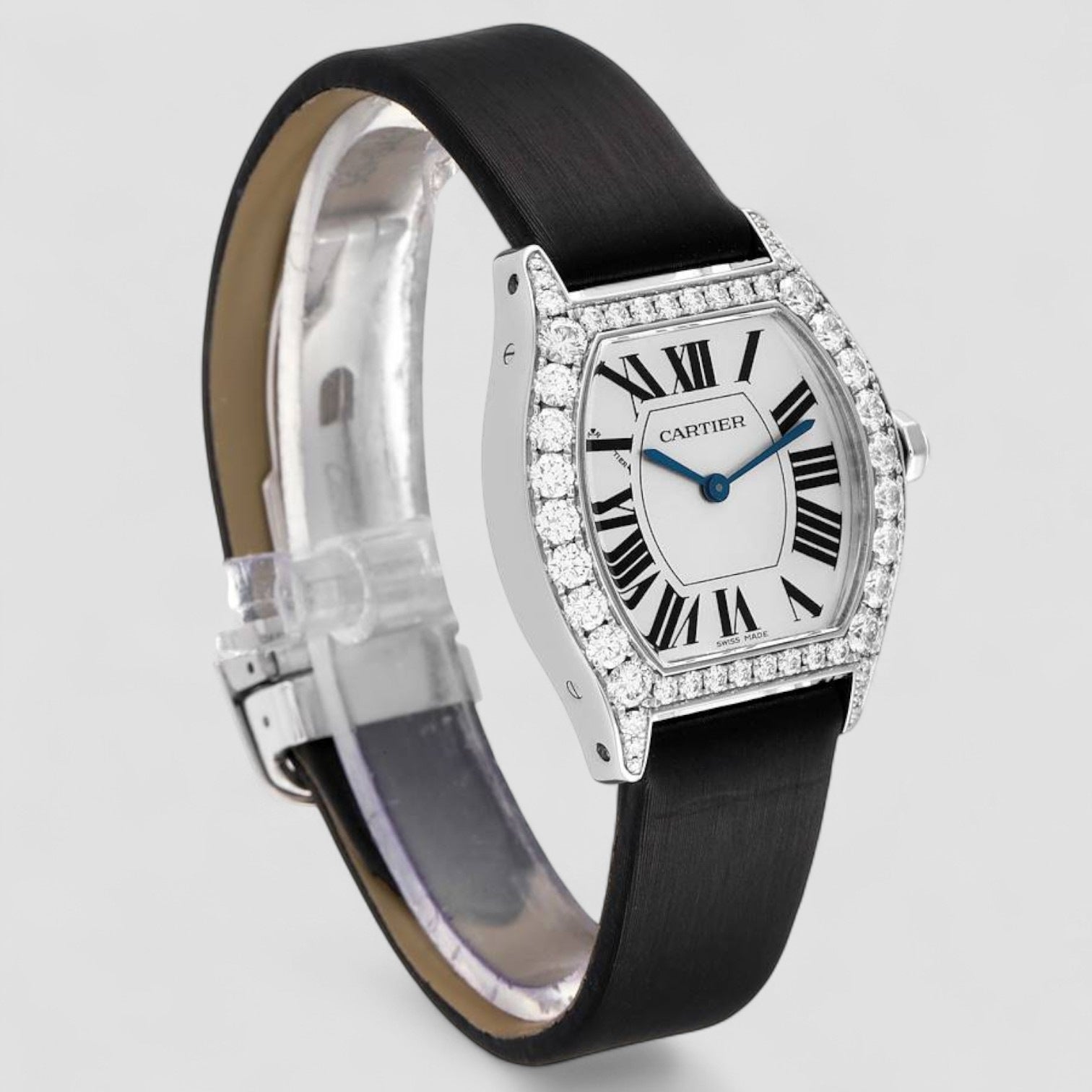 Tortue Diamond 18 kt White Gold Ladies Watch