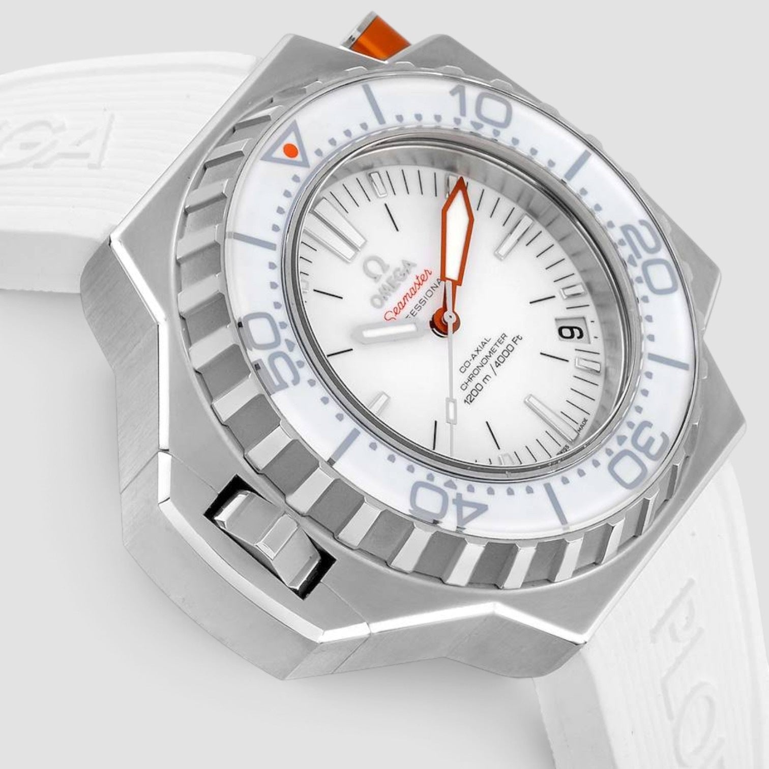 Seamaster Ploprof 1200M 55mm Steel White Dial
