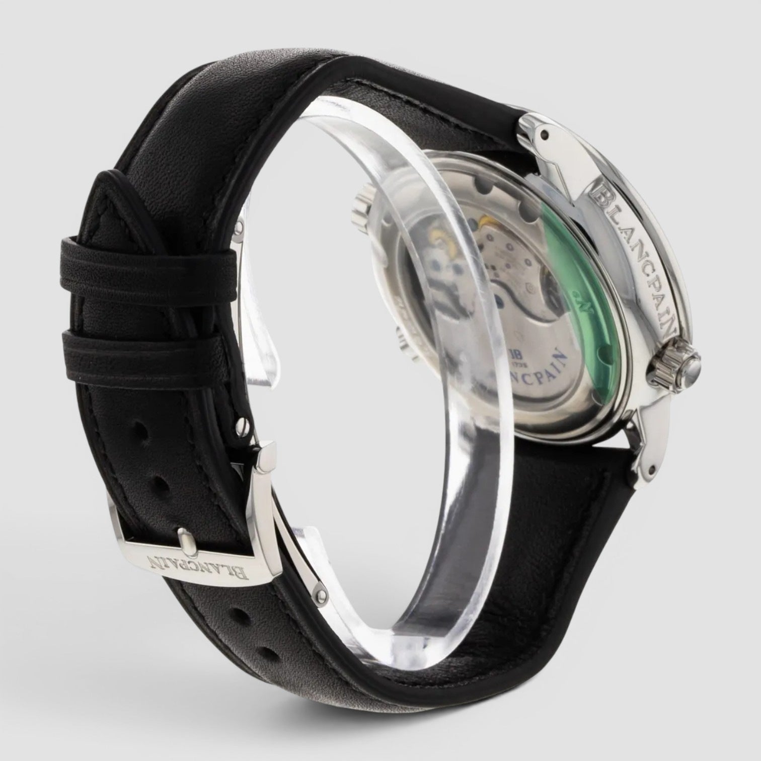 Blancpain Léman Réveil GMT 40mm Steel Black Dial Ref. 2041-1130M-53B
