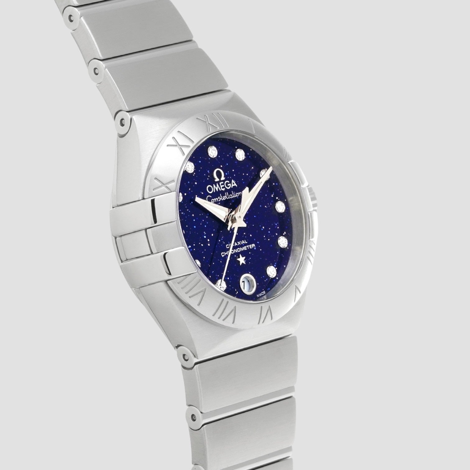 Constellation Co-Axial Blue/Diamond Women's Watch