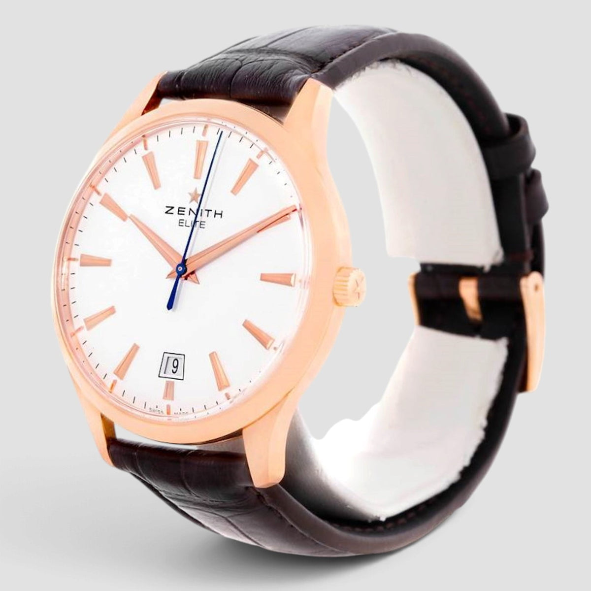 Captain Central Second 18K Rose Gold White Dial