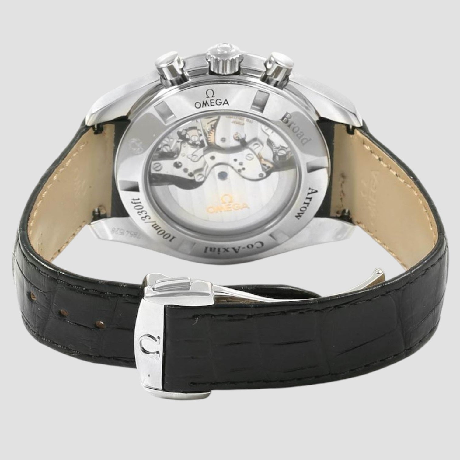 Speedmaster Broad Arrow Black Dial Watch