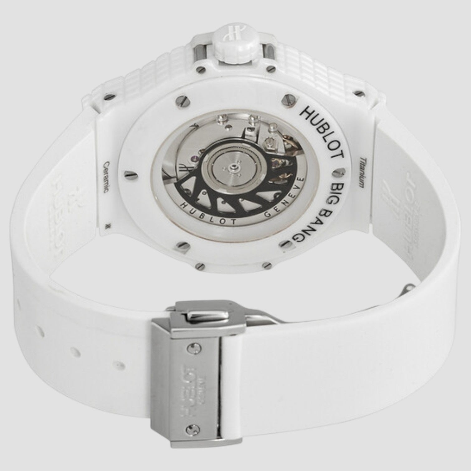 Big Bang White Caviar Ceramic Men's Watch