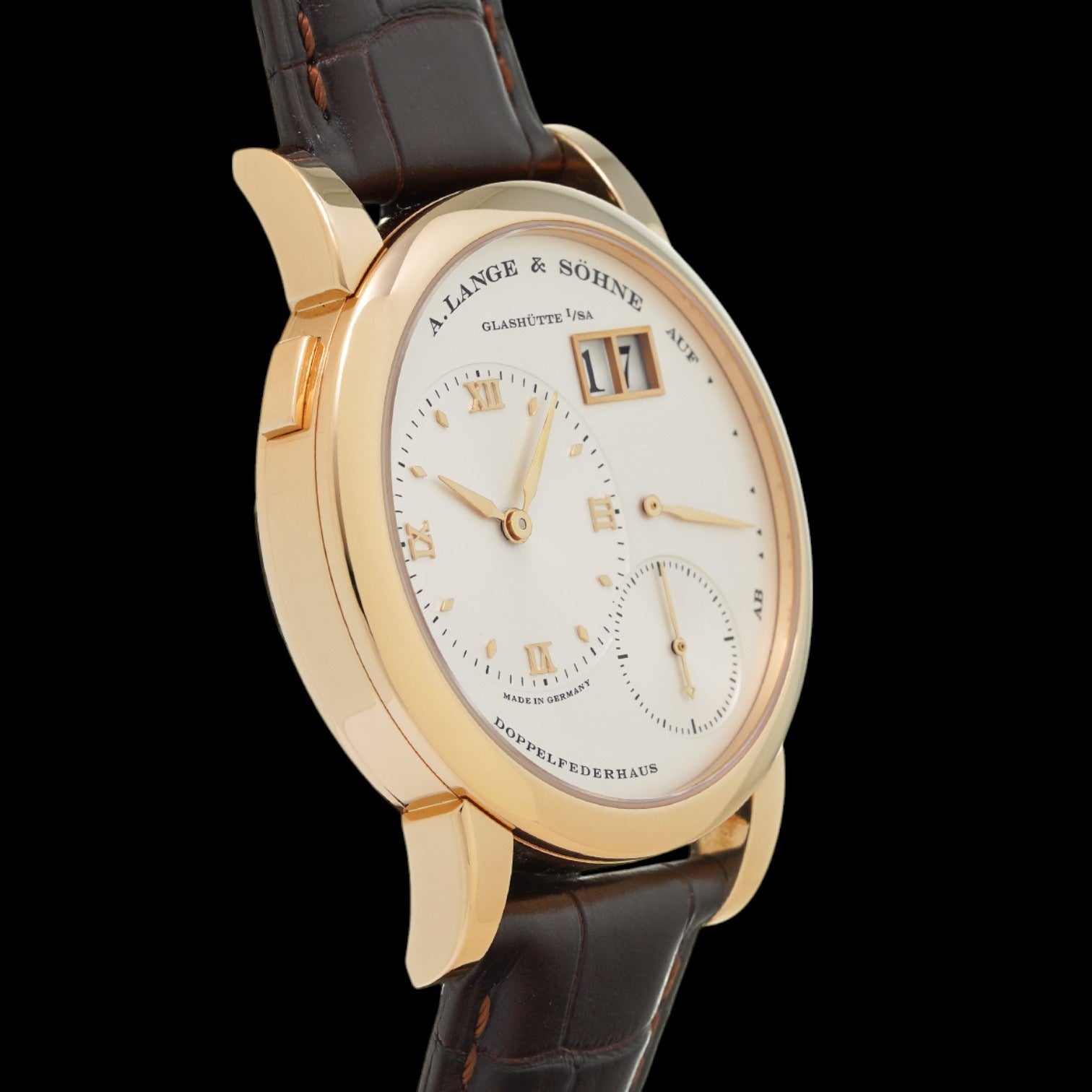 Lange 1 18K Rose Gold Silver Dial