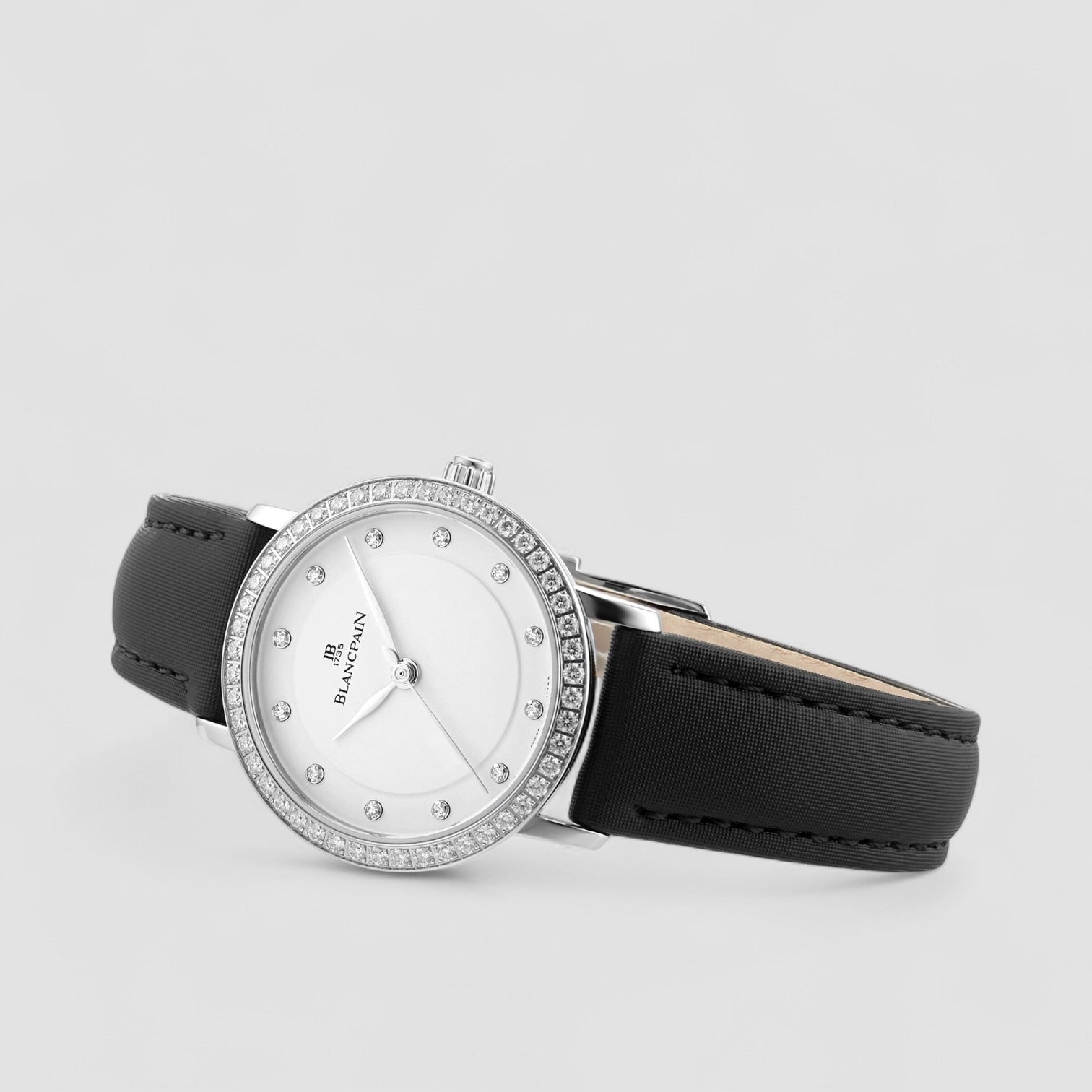 Villeret Ultraplate Steel White Diamond Dial