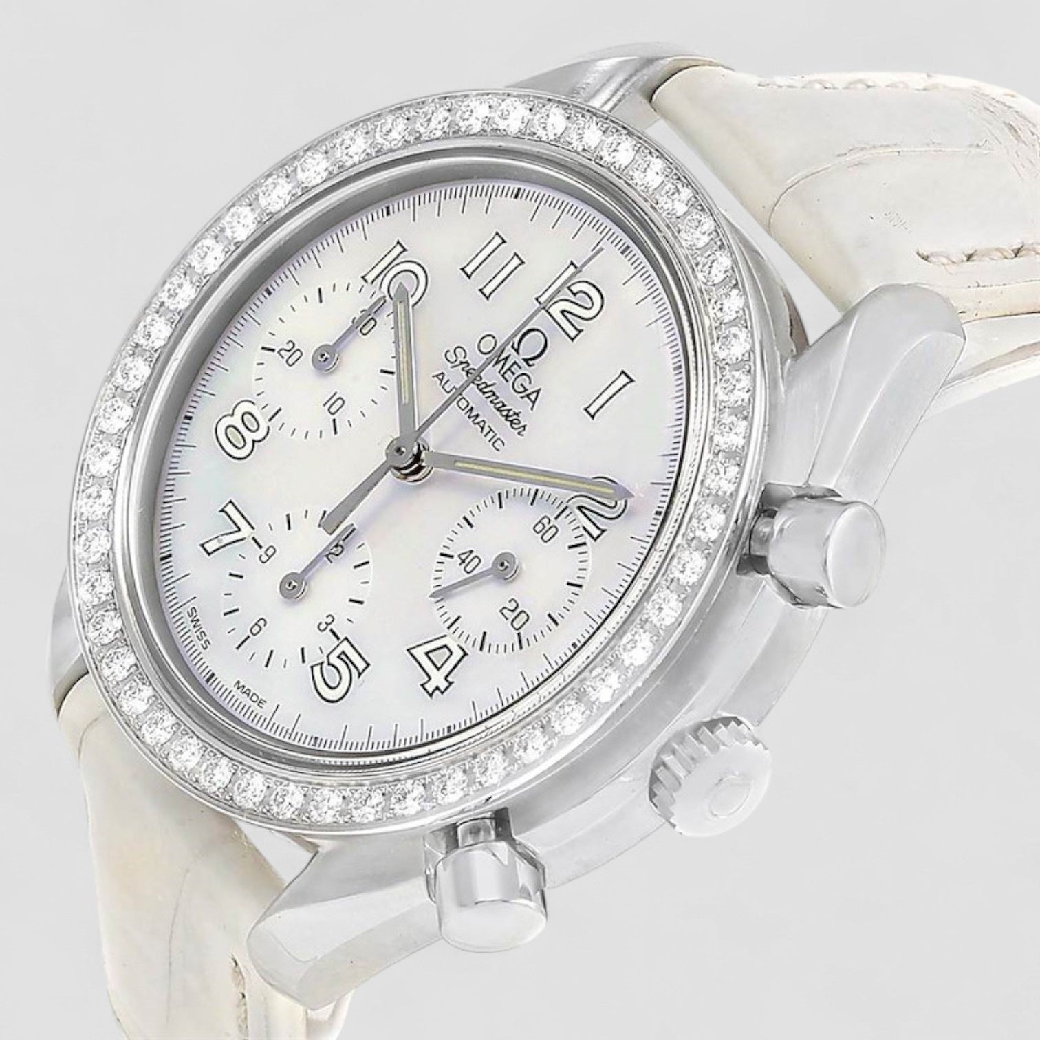 Speedmaster Ladies Diamond MOP Dial Watch