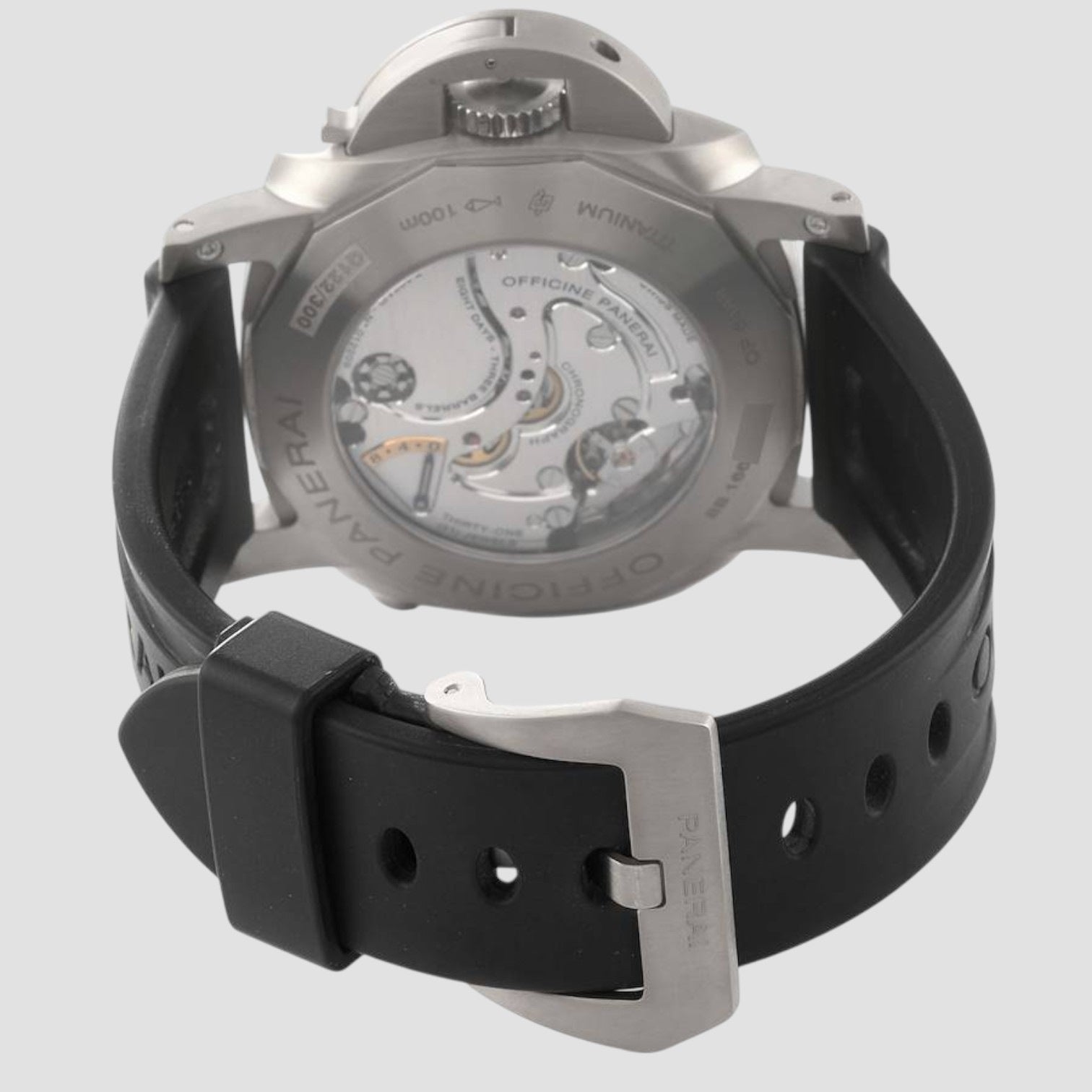 Luminor 1950 Chrono Monopulsate Left Handed Titanium Mens Watch