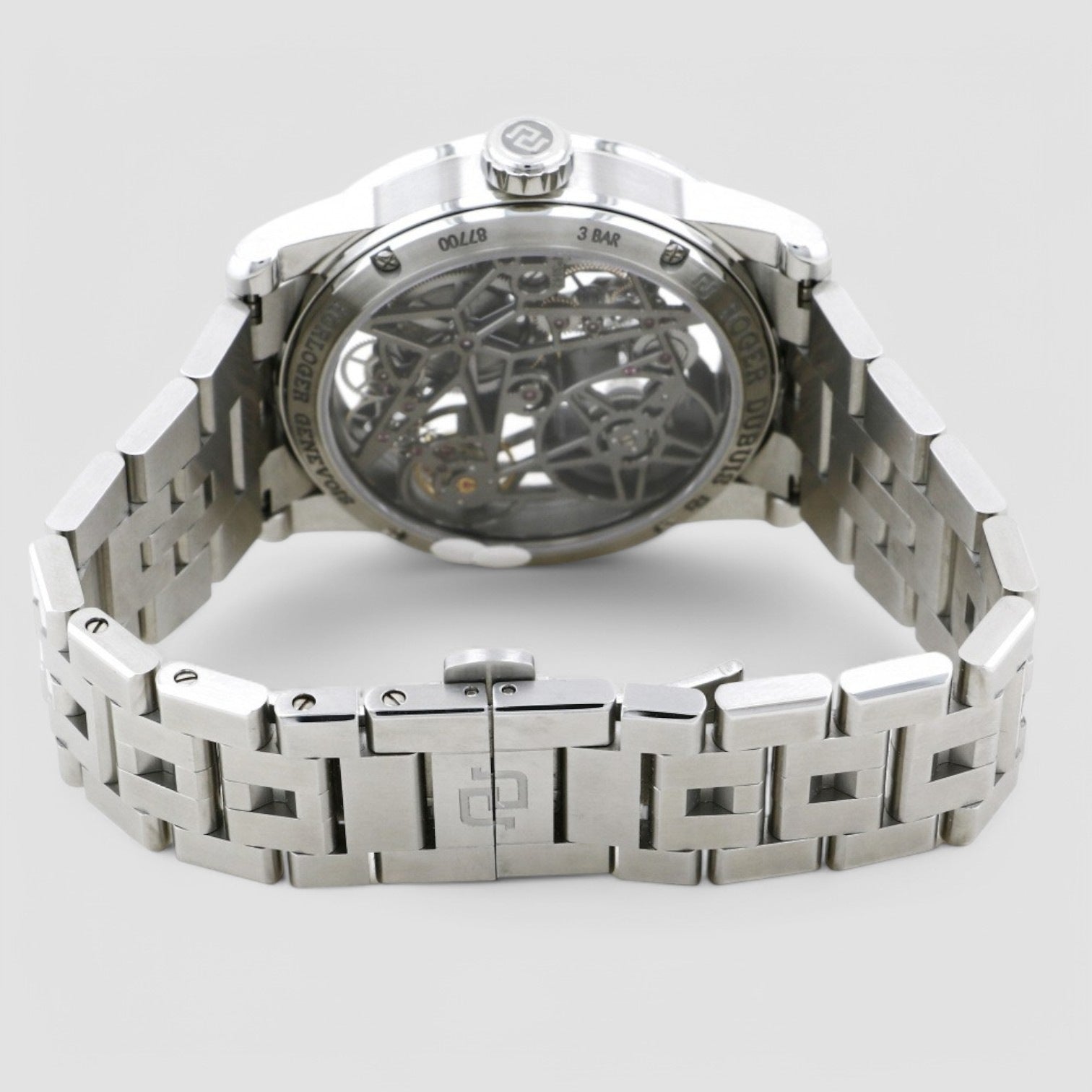 Excalibur 42 Skeleton Micro-Rotor Automatic SS / SS RARE