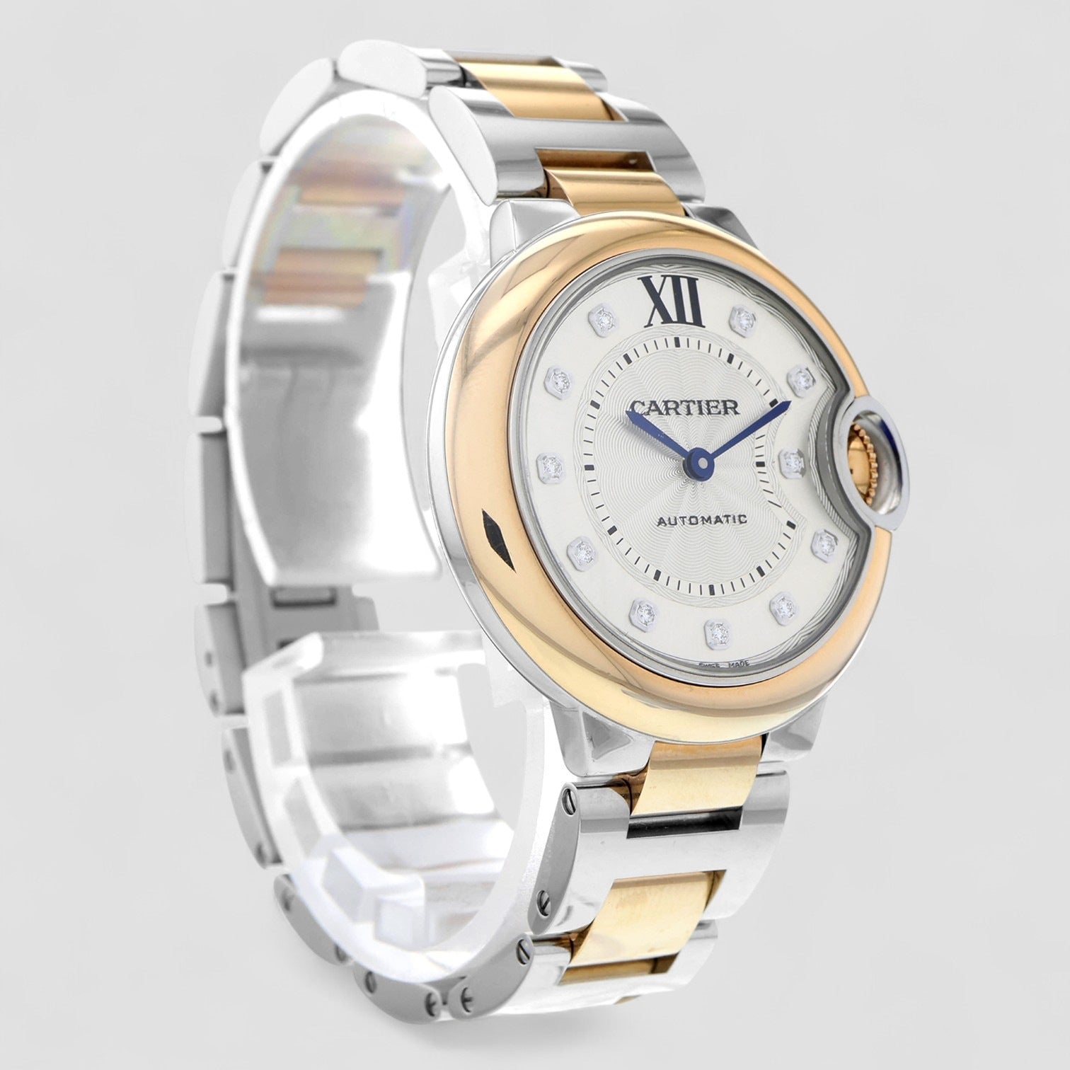 Ballon Bleu De Cartier Watch Rose Gold 33mm