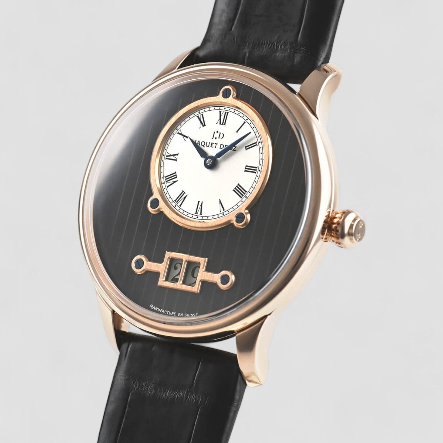 Petite Heure Minute Grande Date 43mm Mens Watch