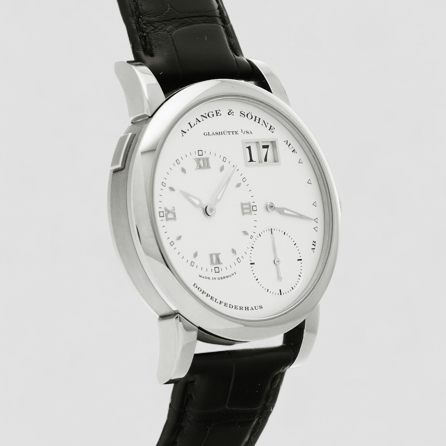 Lange 1 18K White Gold Silver Dial