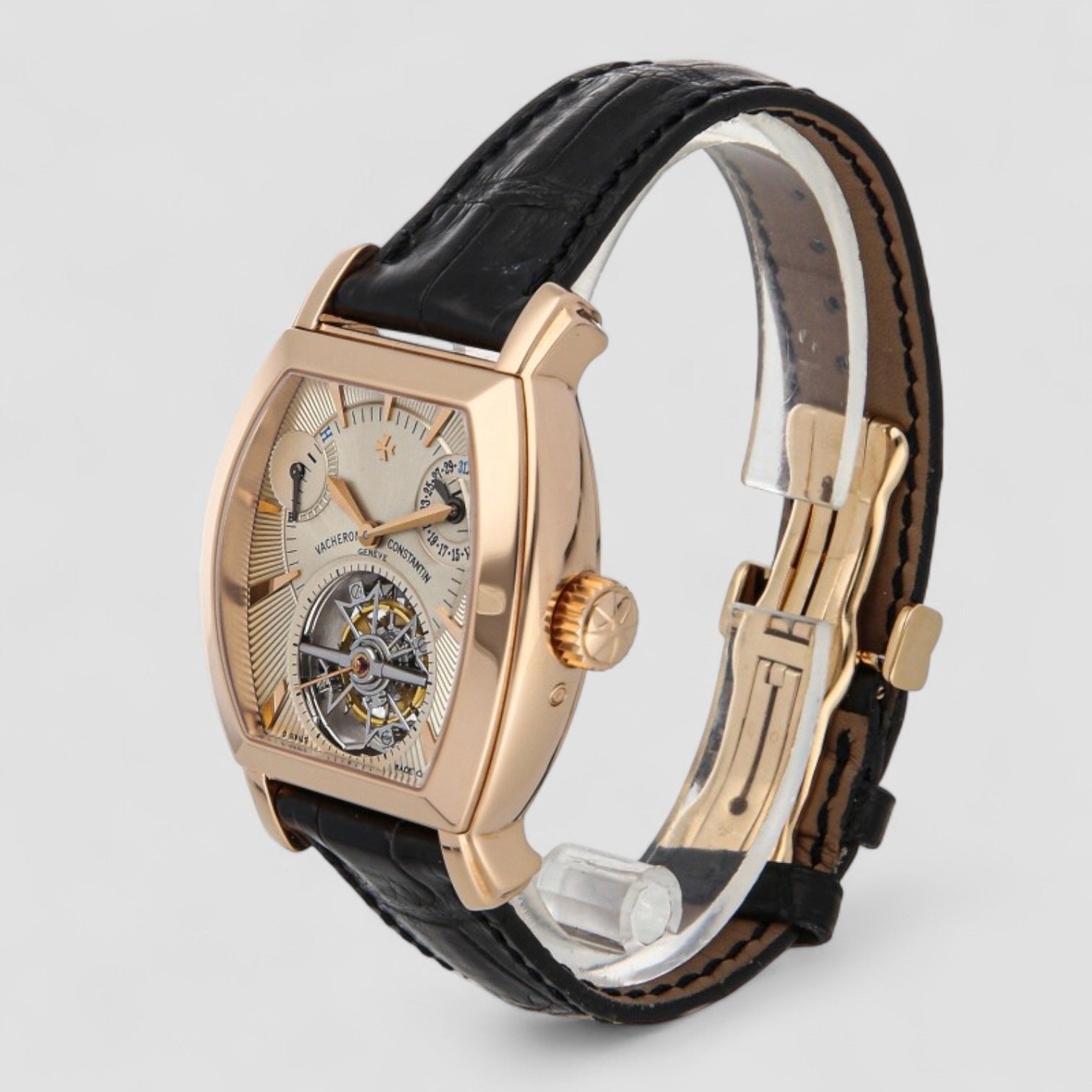 Malte Tonneau Tourbillon Rose Gold 36mm