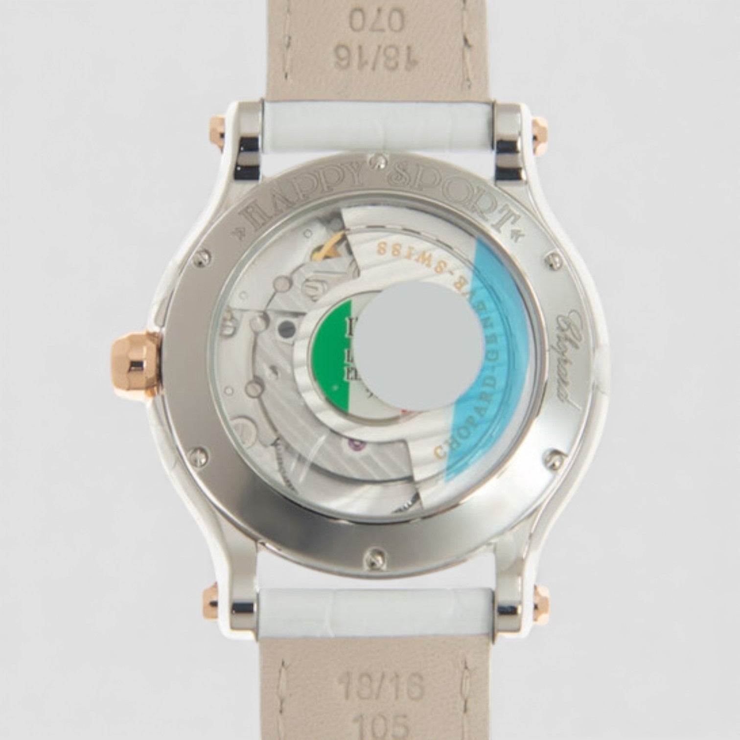 Happy Sport Automatic Diamond Silver Dial Ladies Watch