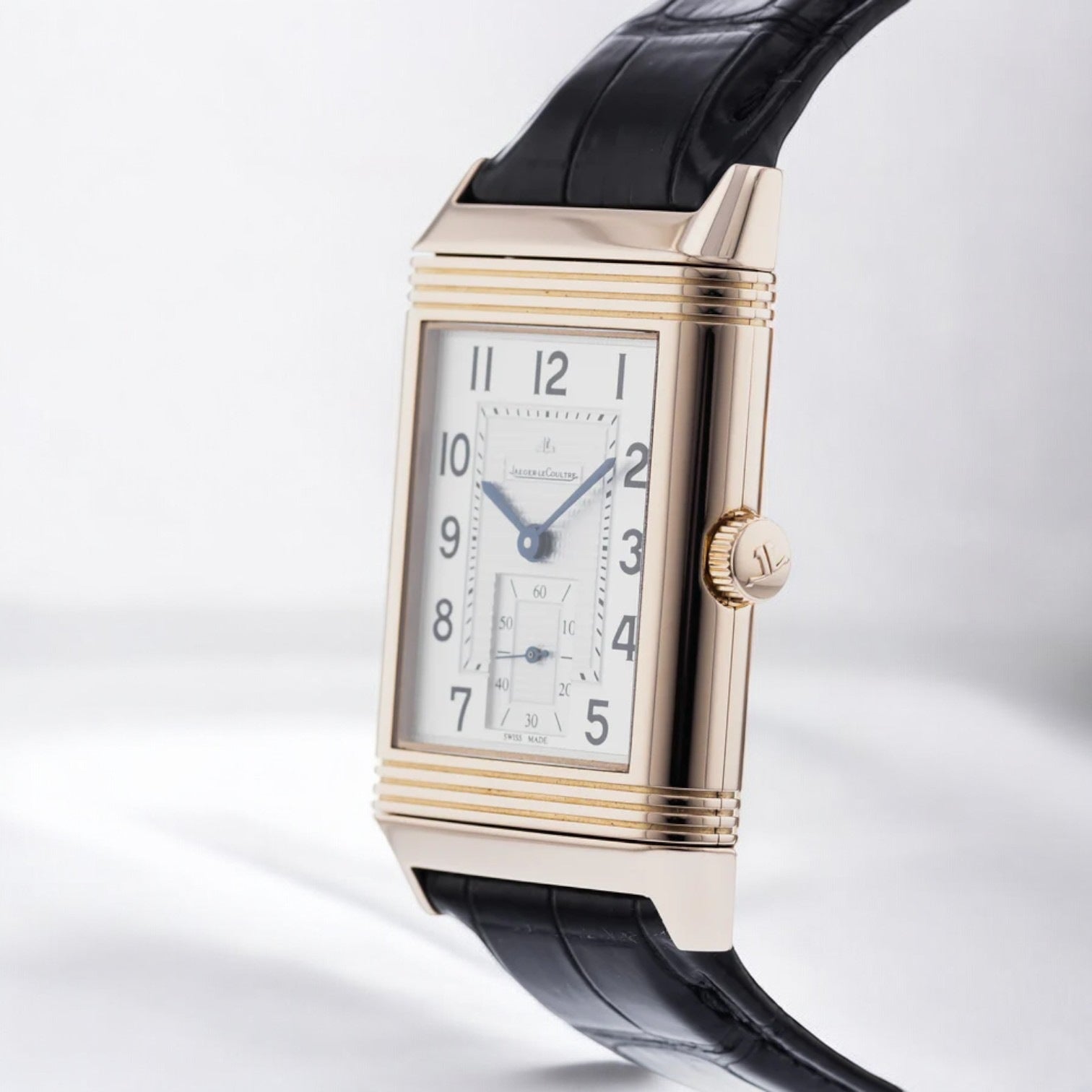 Grande Reverso 976 Silver Dial 18K RG