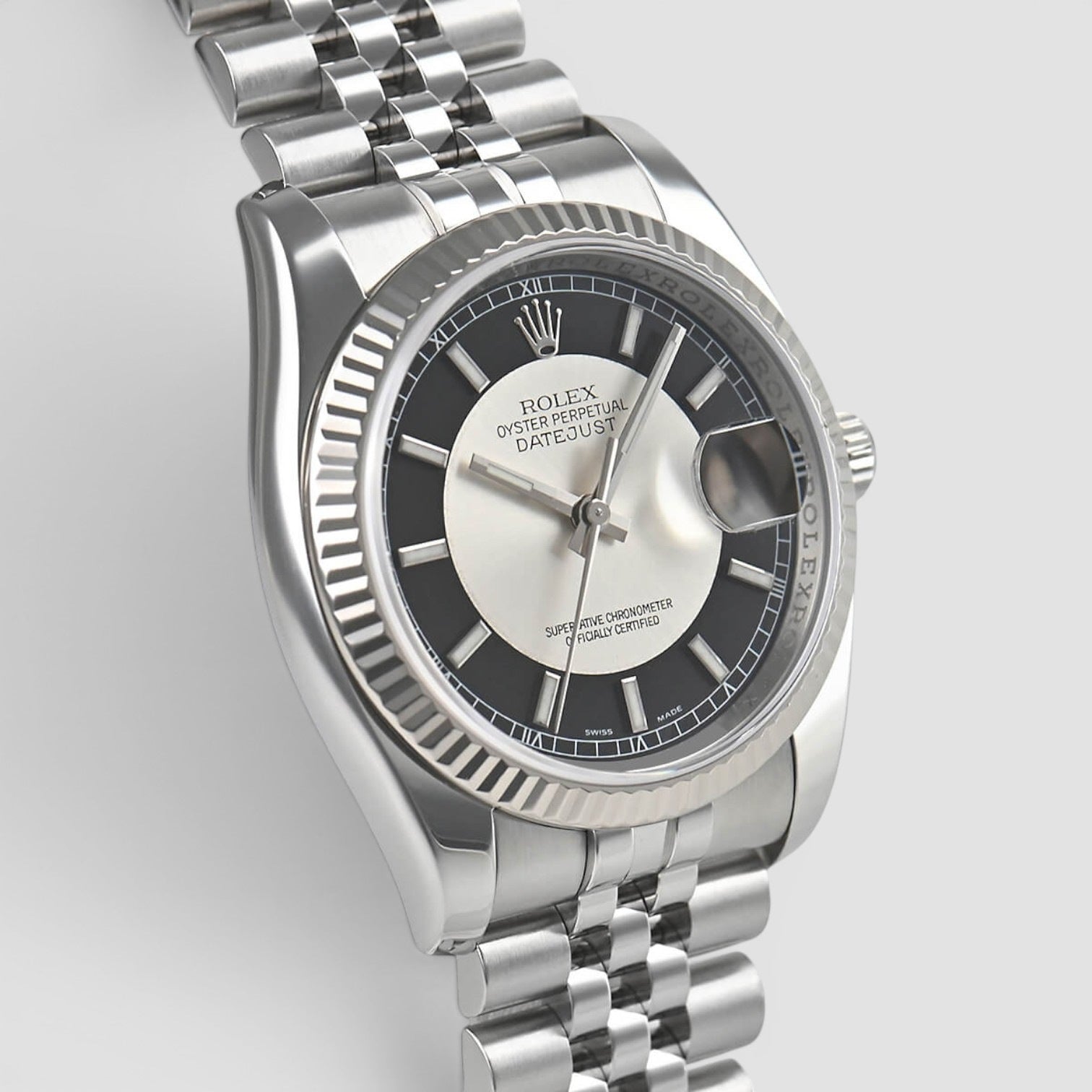 Datejust 36 Black Tuxedo Dial Jubilee