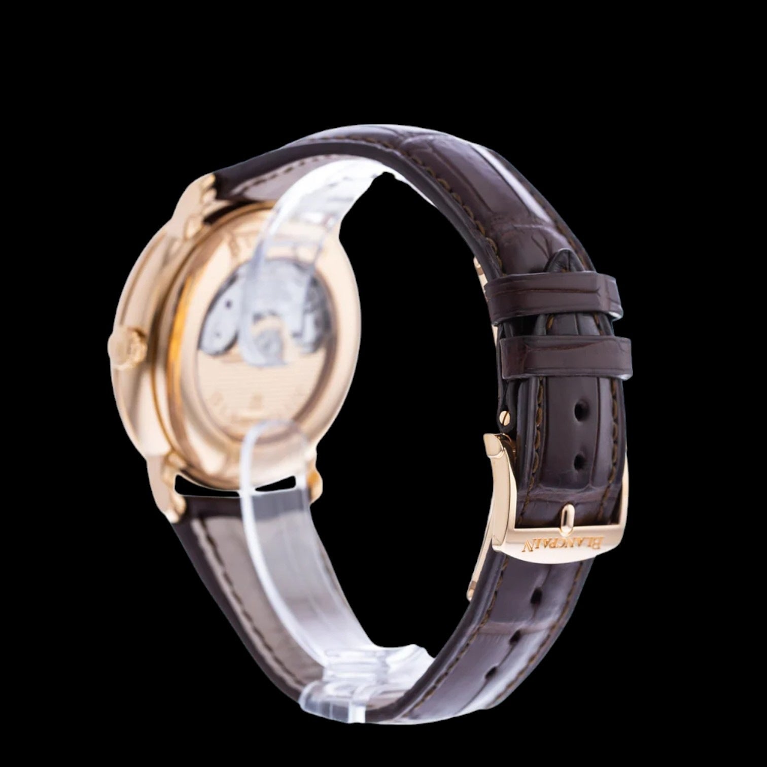 Villeret Ultra Slim Date 30 Seconds Retrograde Mens Watch