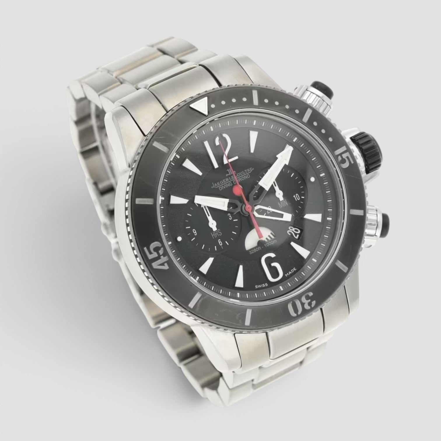 Master Compressor Black 46mm Rubber Automatic Chronograph