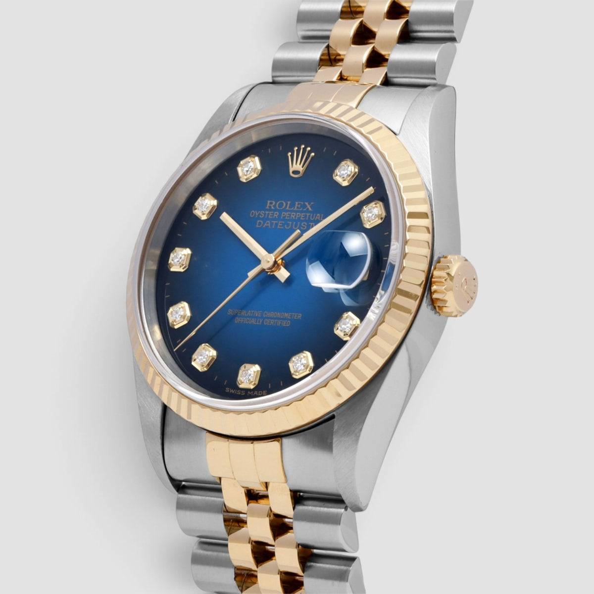 Datejust 36 Blue Gradient Diamond Dial Jubilee