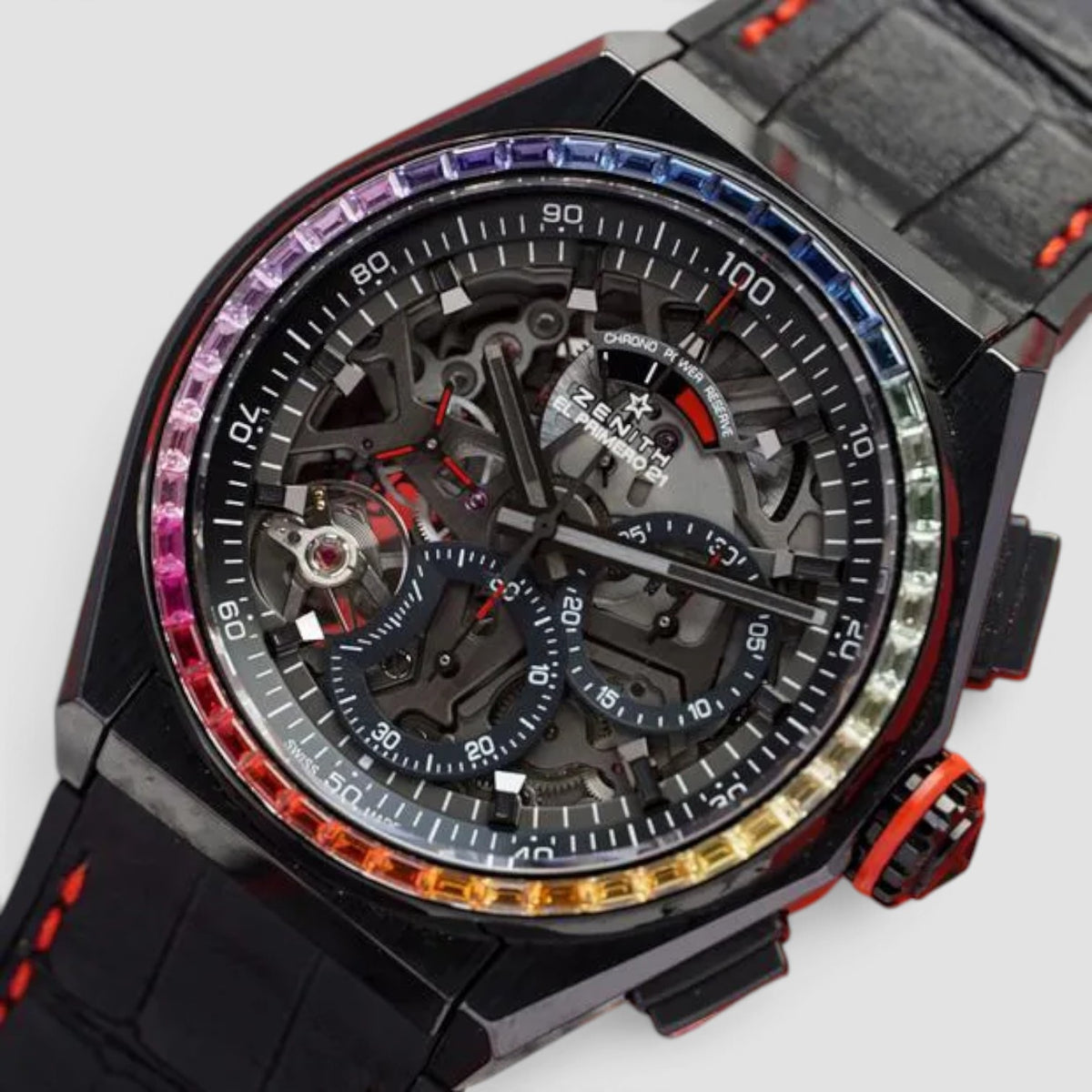Defy El Primero 21 Rainbow Ceramic Chronograph