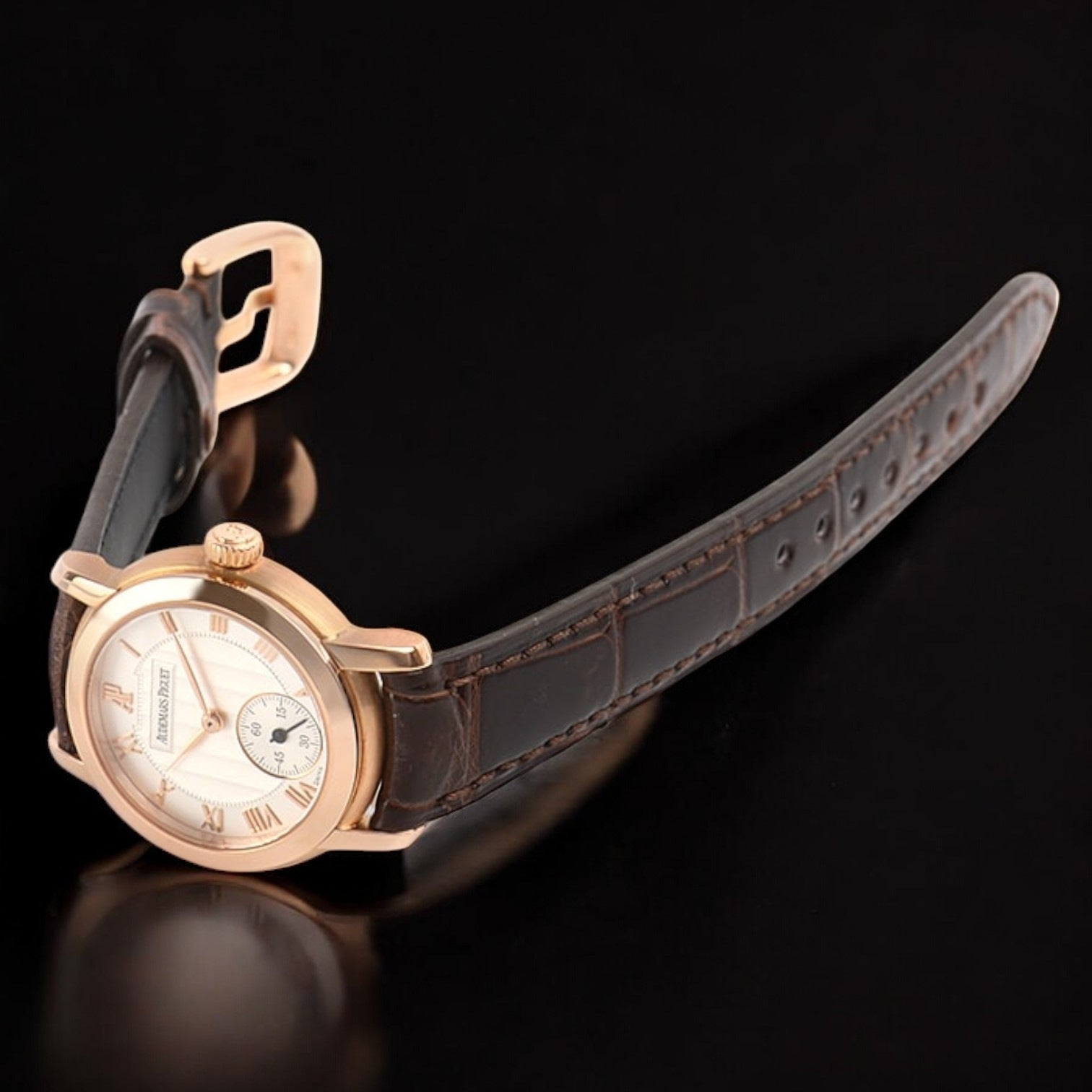Jules Audemars Silver/Leather Ø27 mm