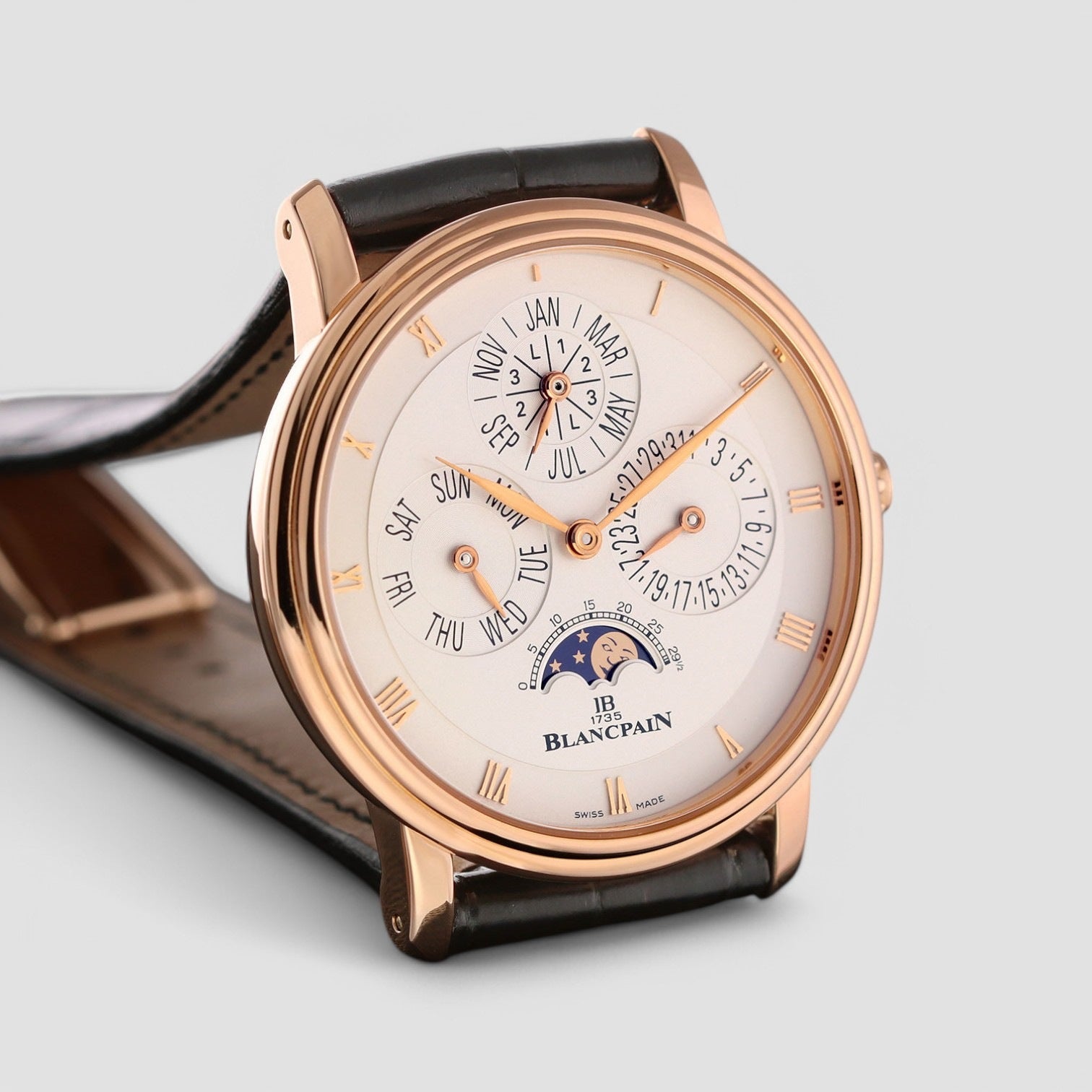 Villeret Perpetual Calendar 38mm