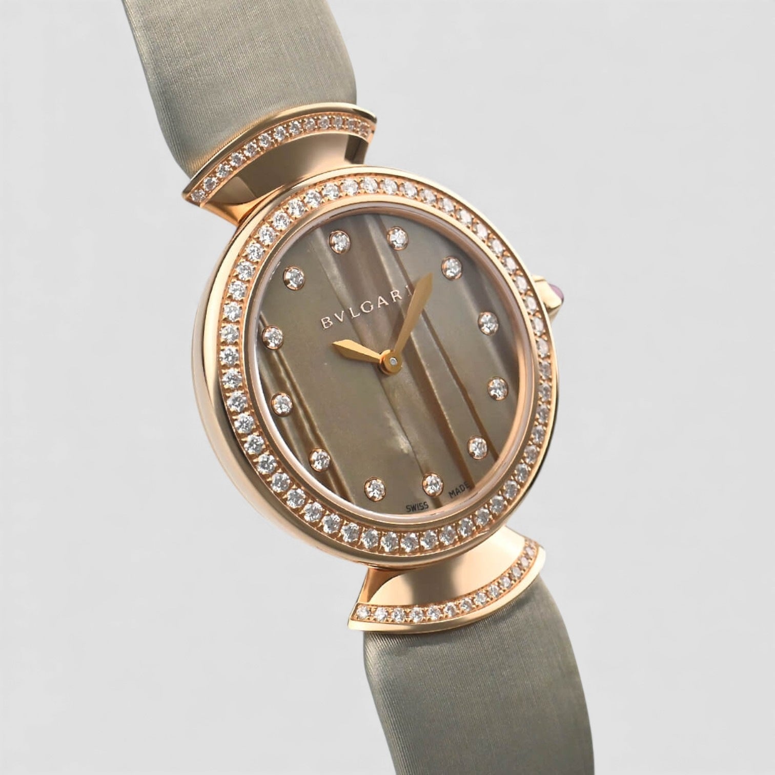 Diva Ladies 18 Carat Rose Gold Diamond Watch