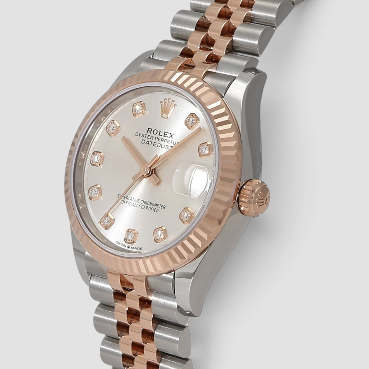 Datejust 31 Silver Diamond Dial Jubilee