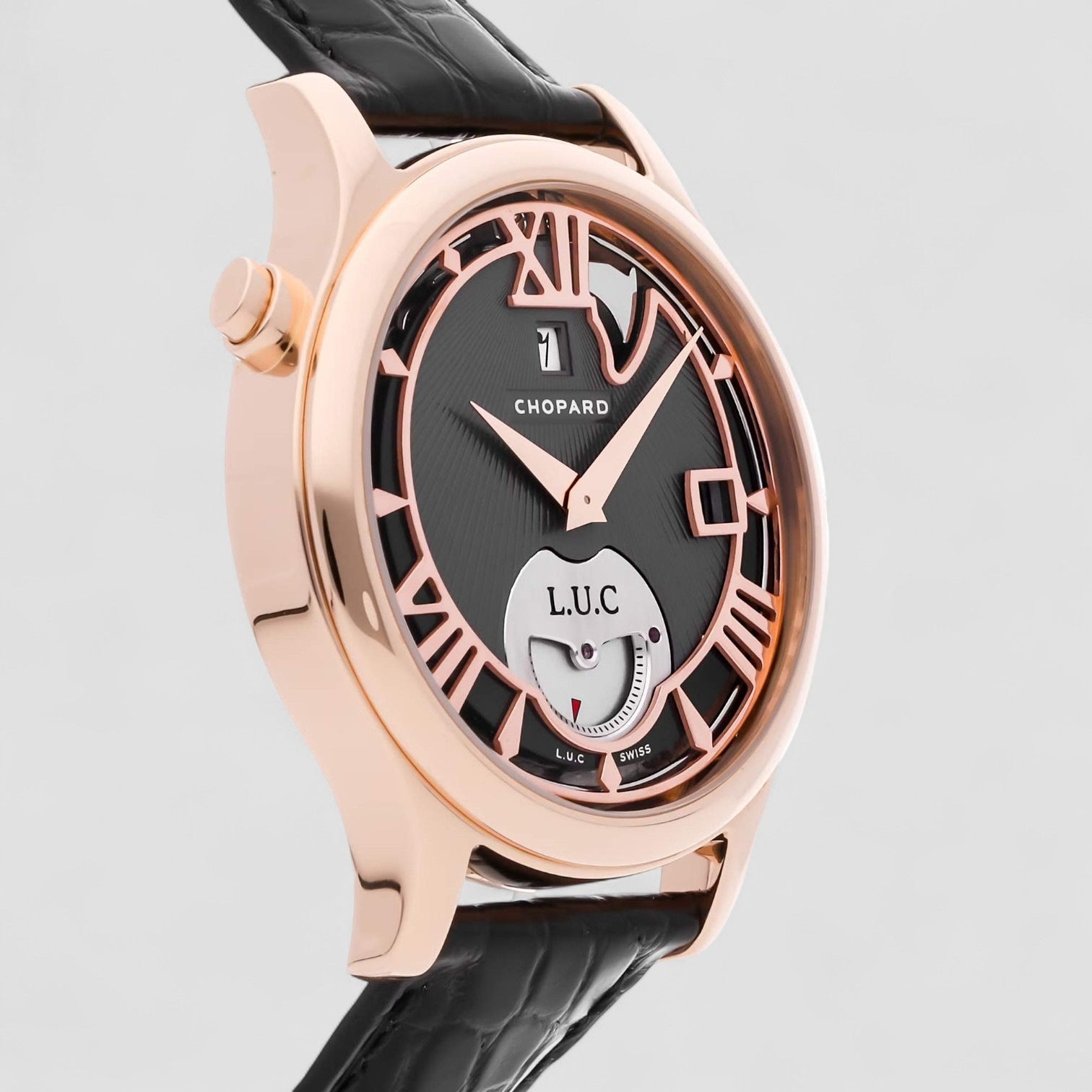 18k Rose Gold L.U.C Men's Watch