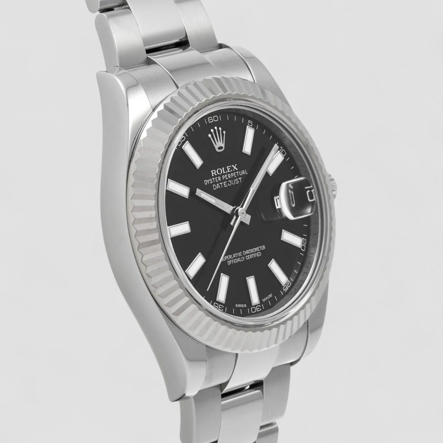 Datejust II 41mm Black Stick Dial Men’s Watch