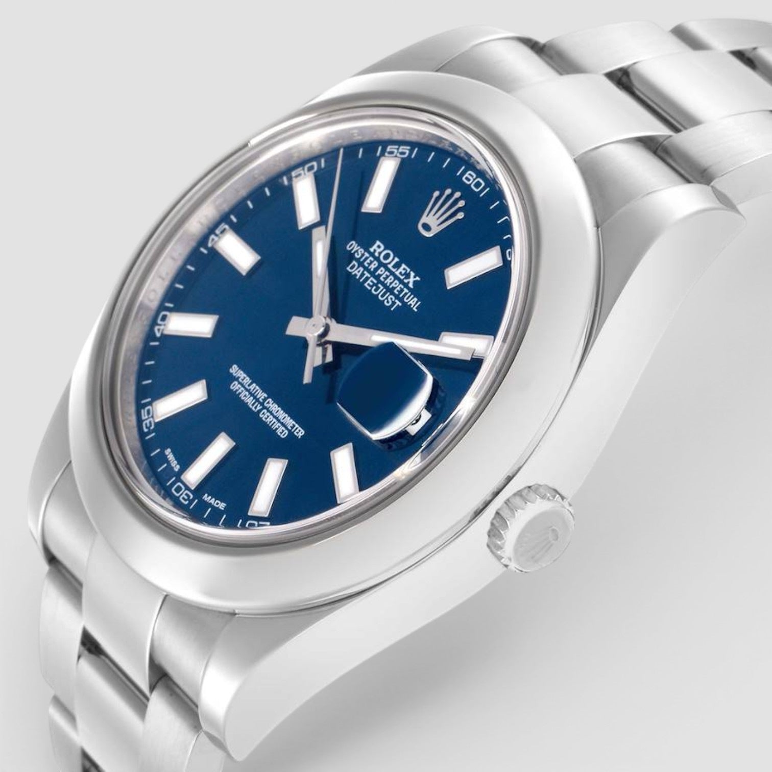 Datejust II - Blue index Dial