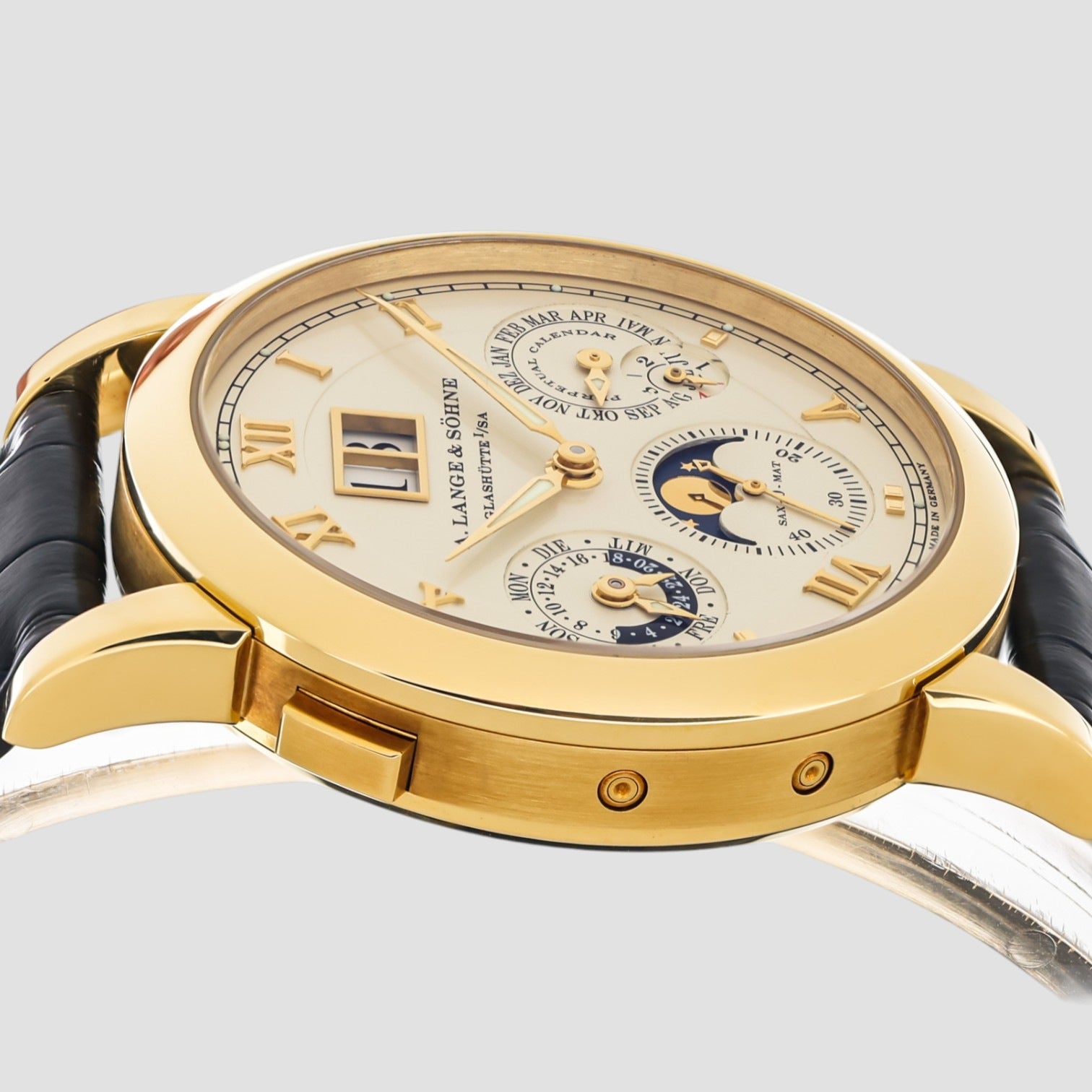 Langematik Perpetual Calendar 18K Yellow Gold