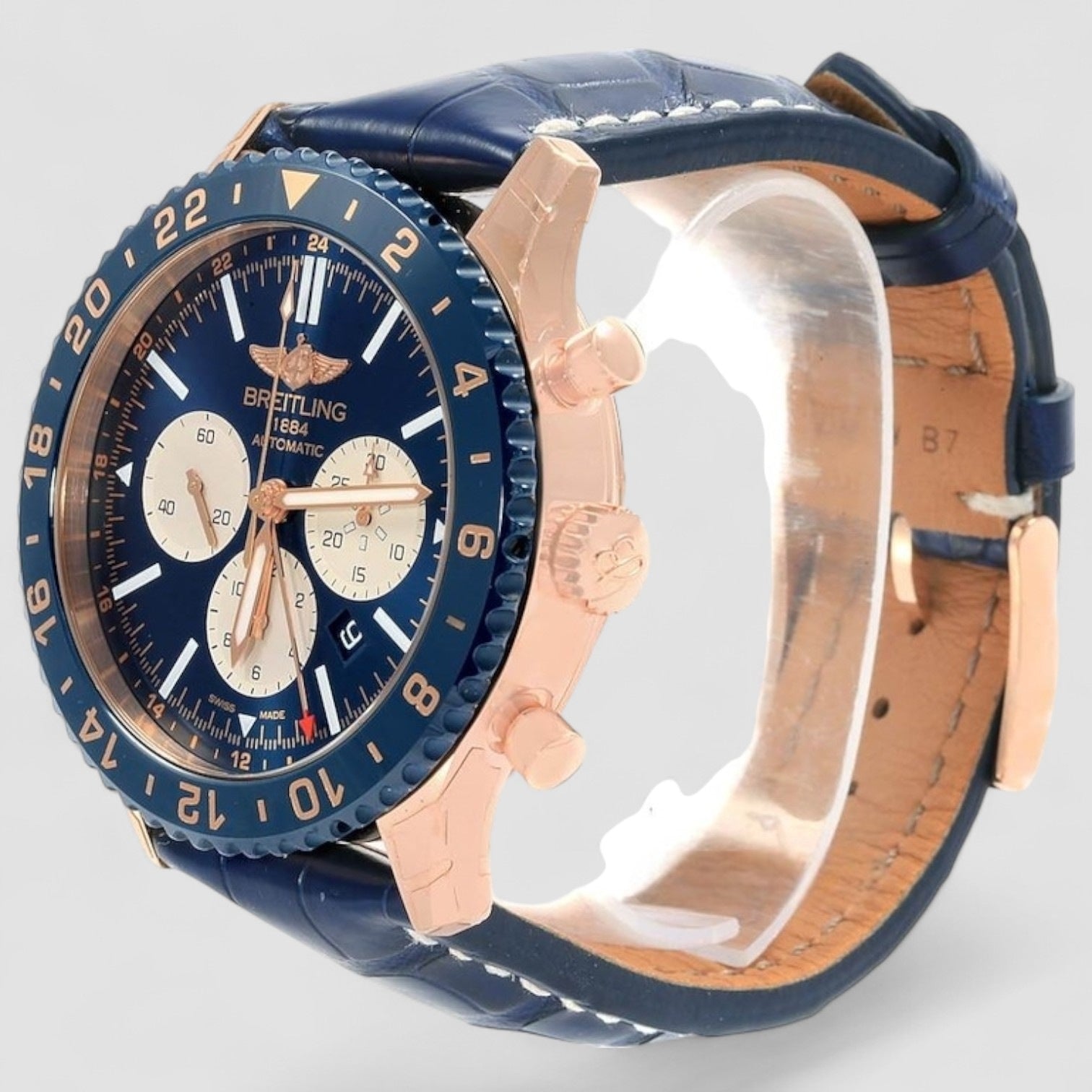 Chronoliner Automatic Blue Dial Unisex Watch