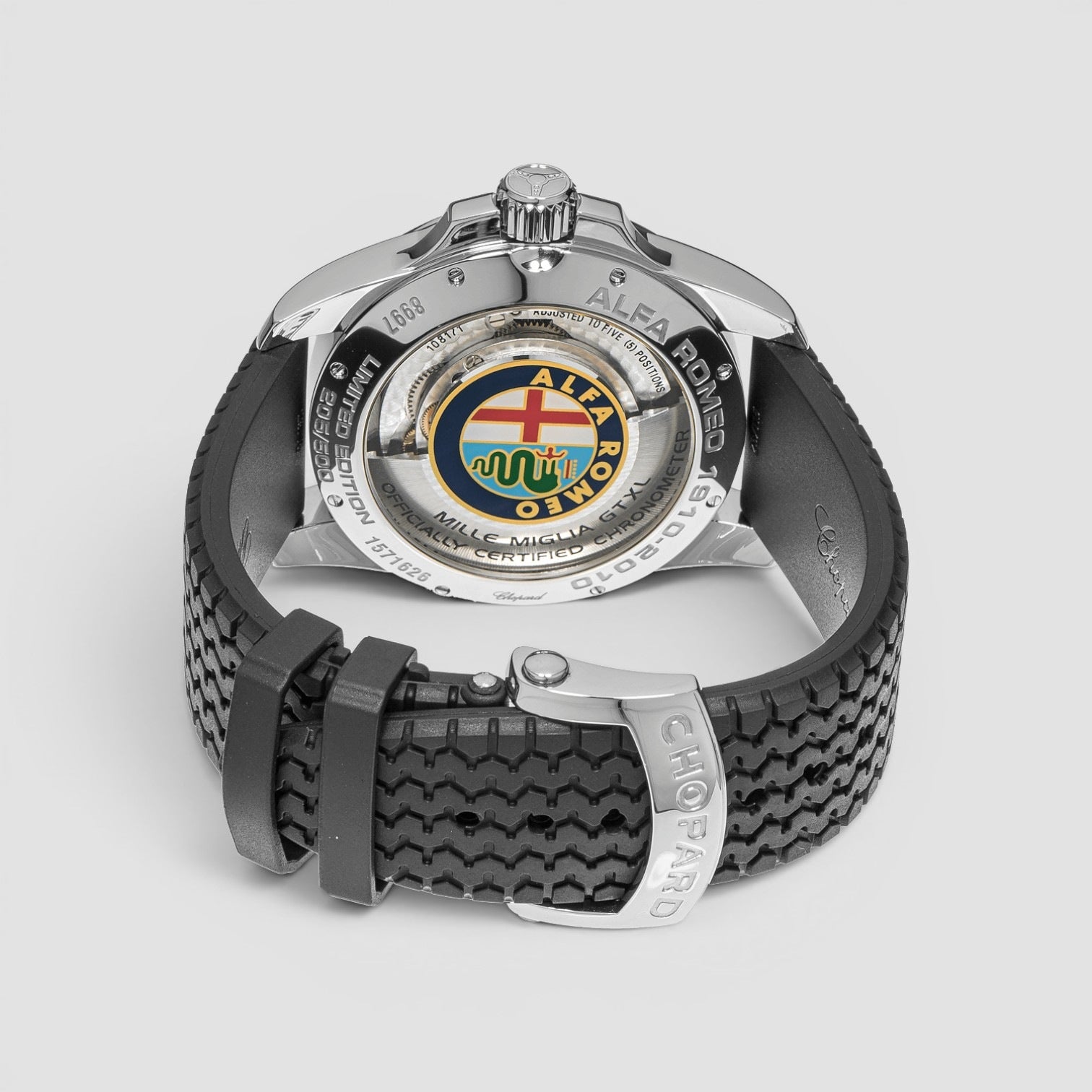 Mille Miglia Grand Turismo Alfa Romeo Stainless Steel Automatic