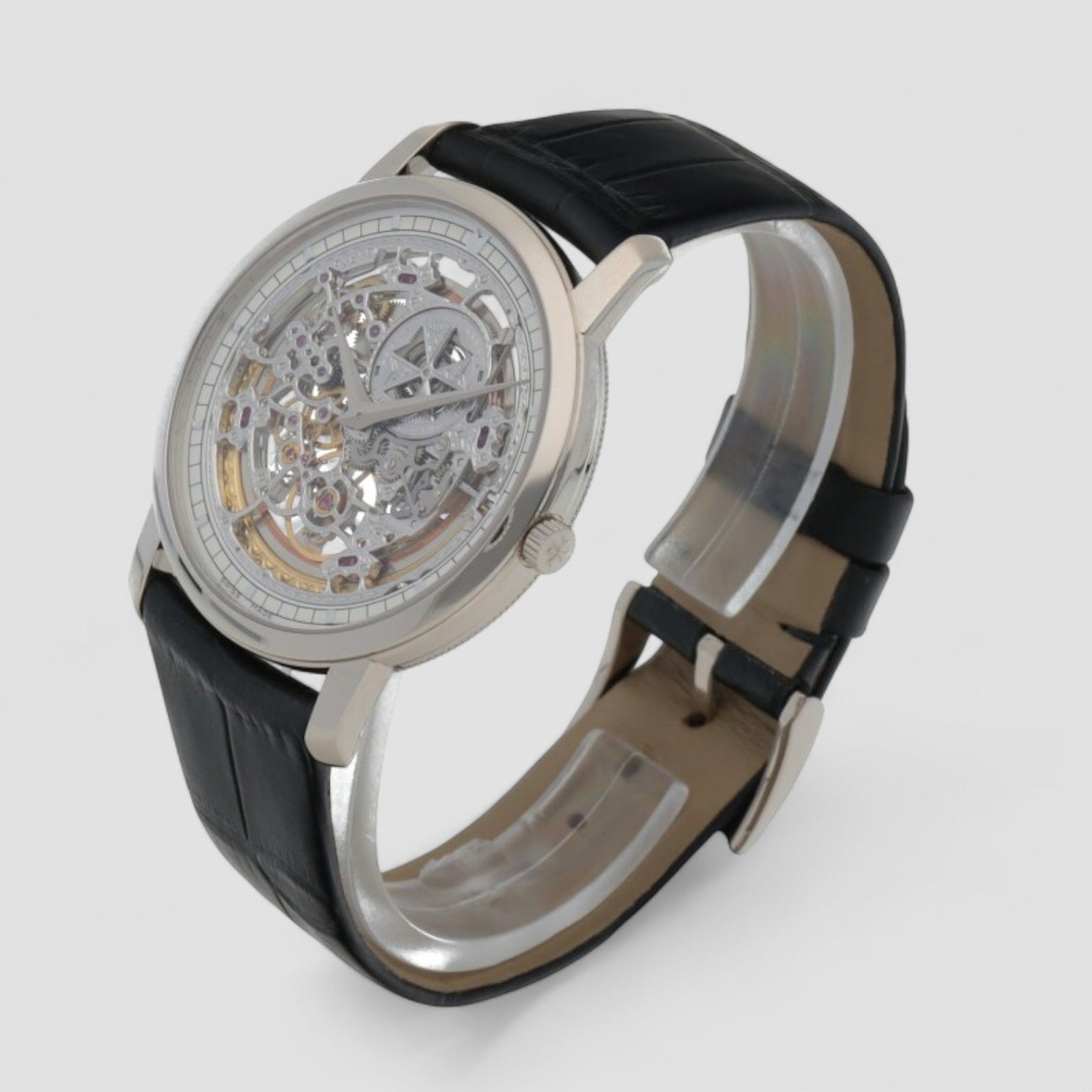 Patrimony Traditionnelle Openworked White Gold 38MM