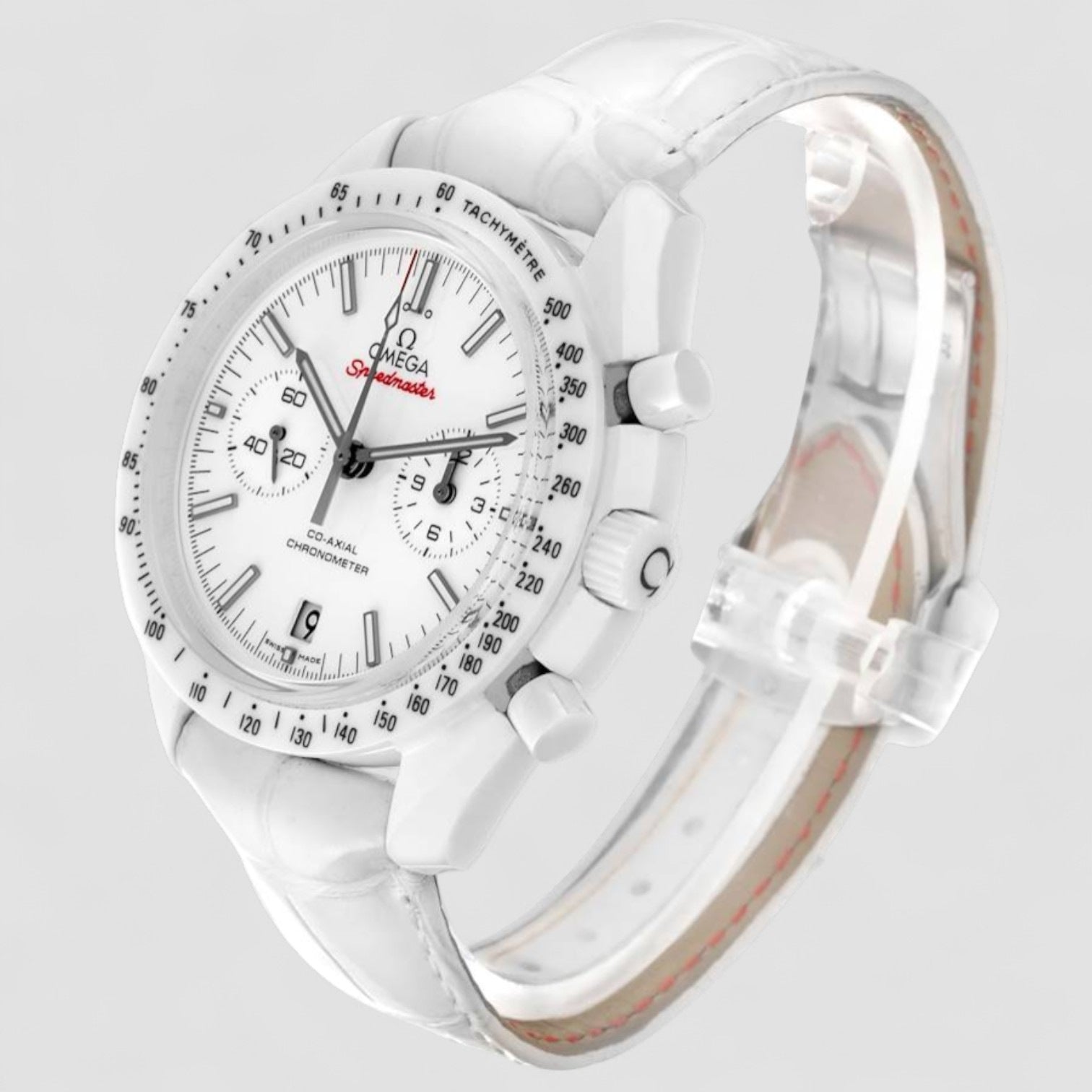 Speedmaster White Side of the Moon Ceramic Mens Watch