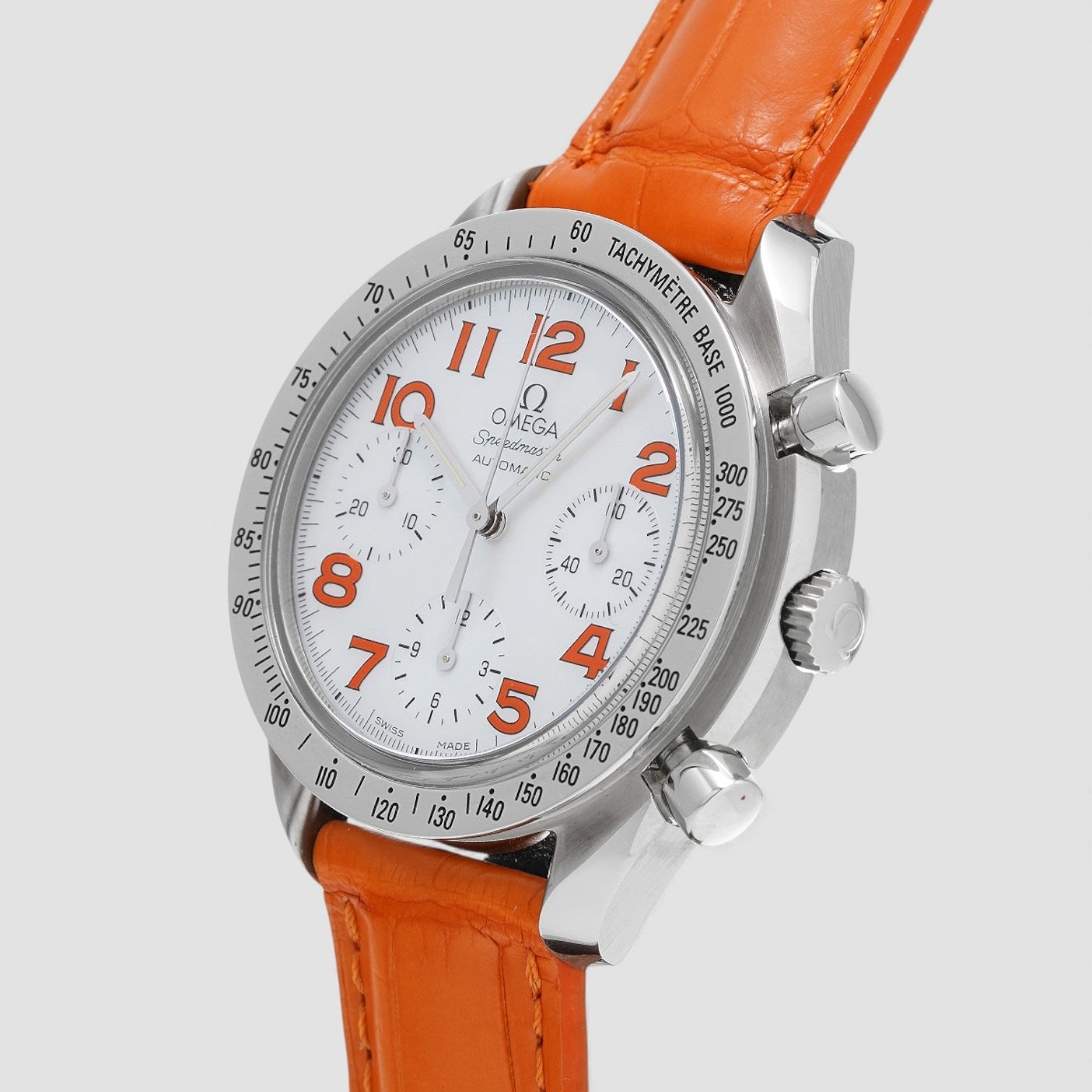 Speedmaster Automatic White Shell Unisex Watch