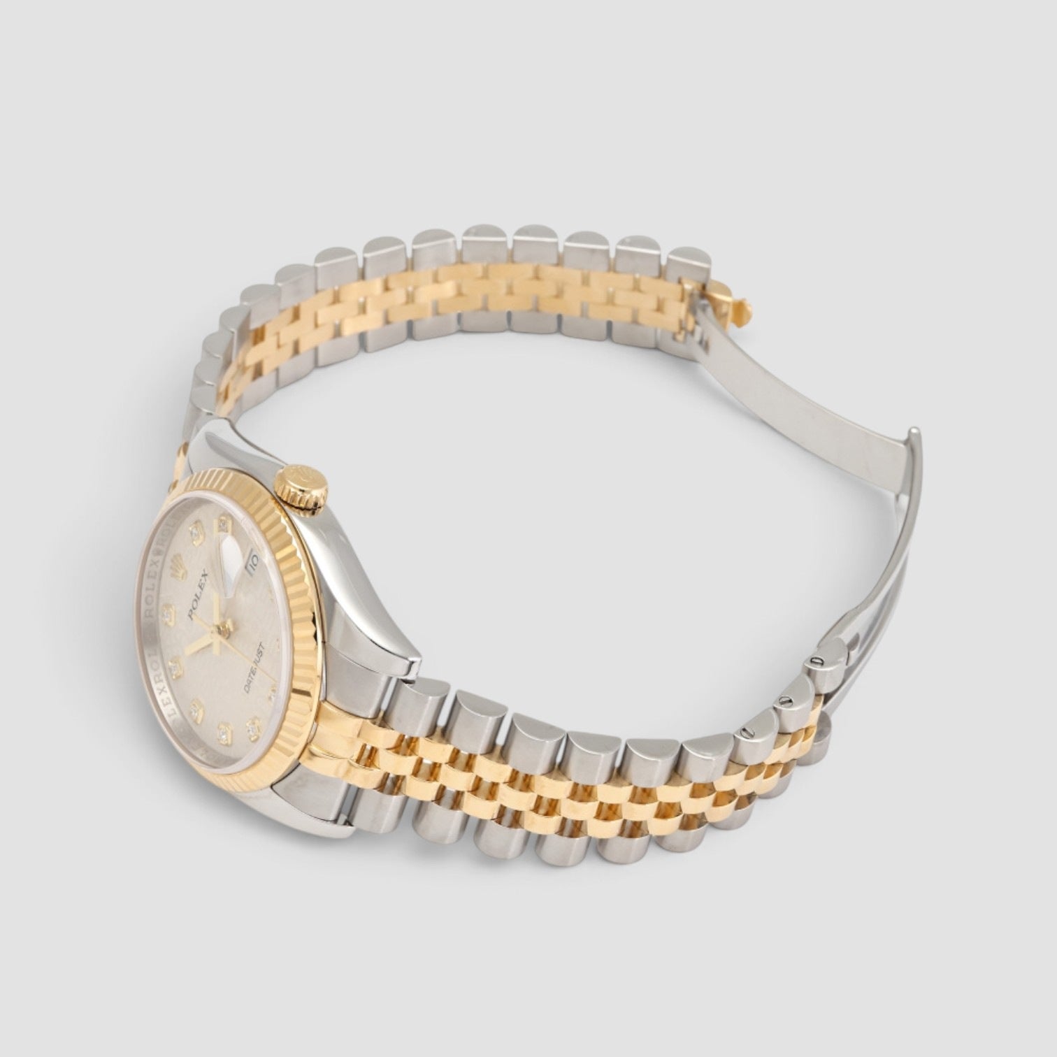 Datejust 36 silver computer diamond dial jubile